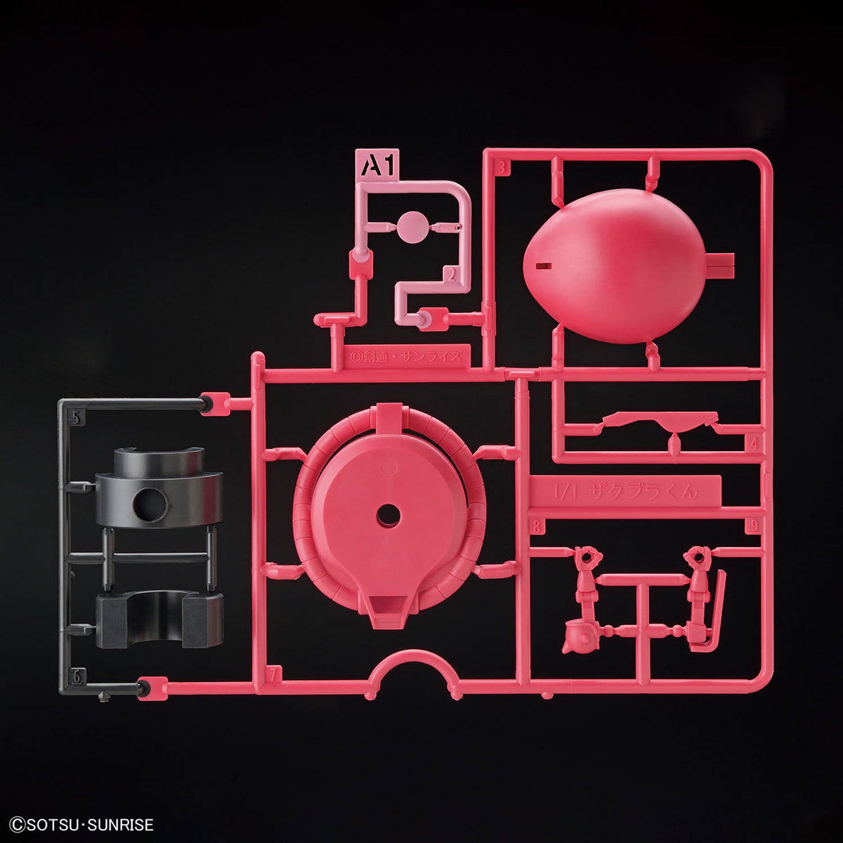 1/1 CharZaku-Kun DX Set (With Runner Ver. Recreation Parts)