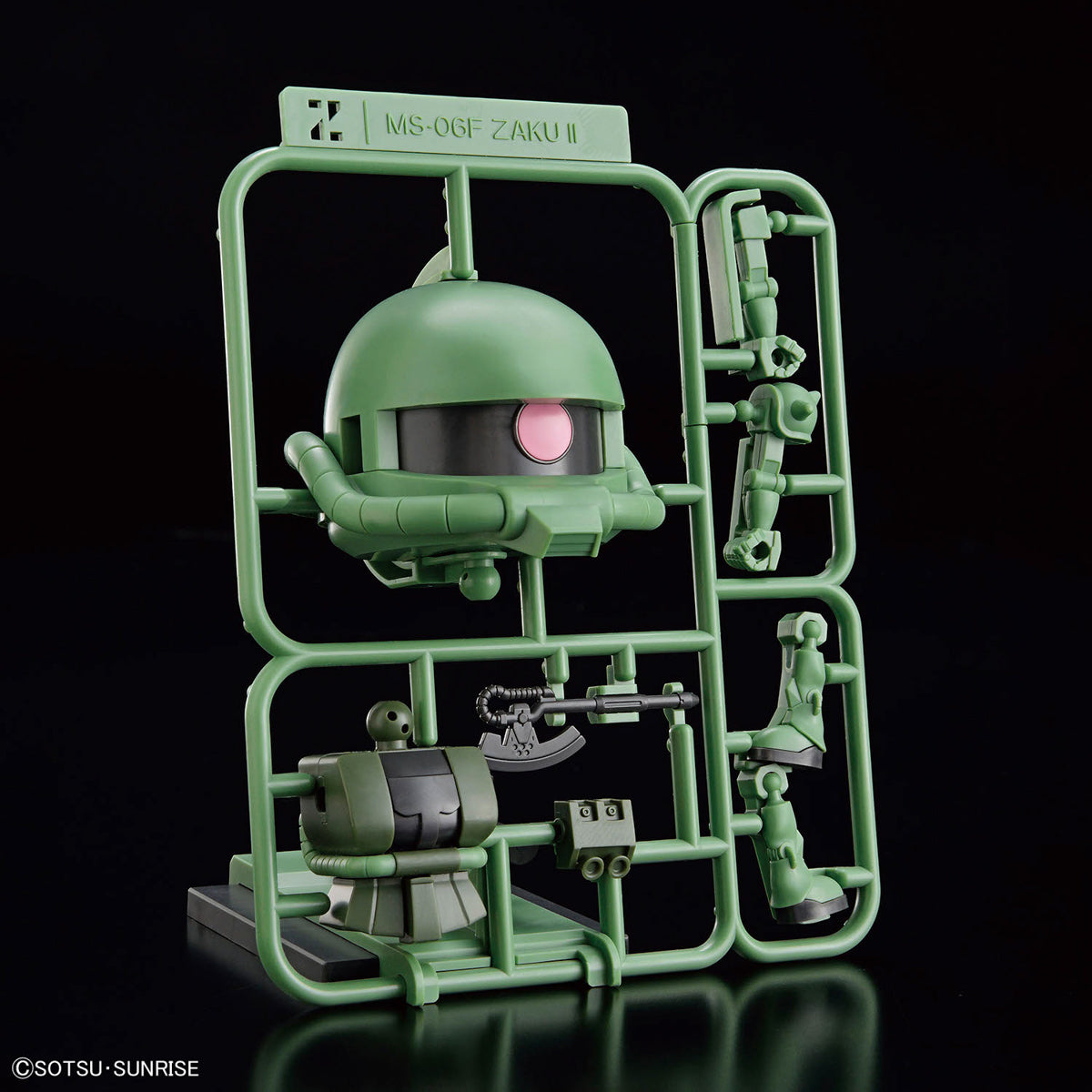 1/1 ZakuPla-Kun DX Set (With Runner Ver. Recreation Parts)