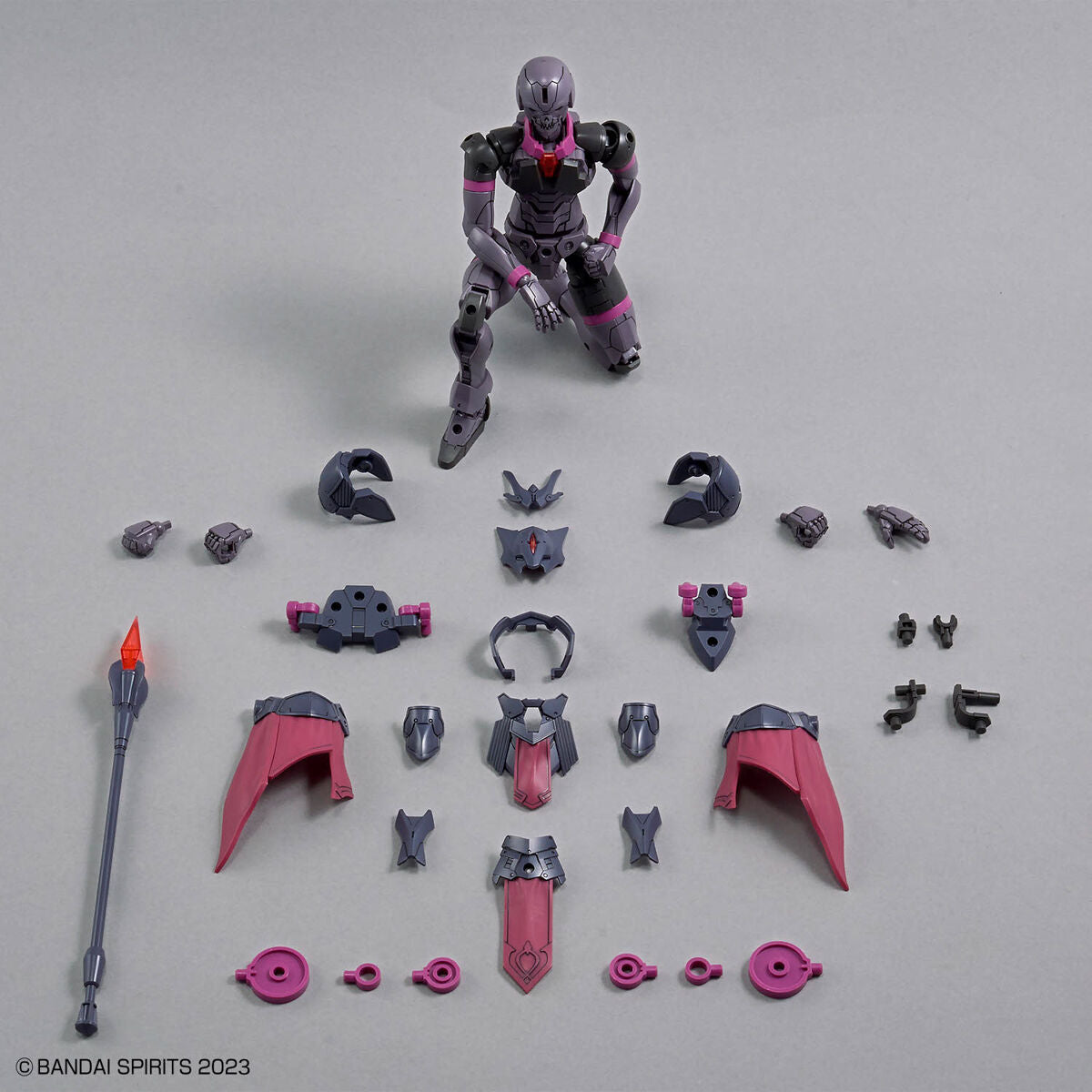 30MF Rosan Priest figure with detached parts on a gray background.