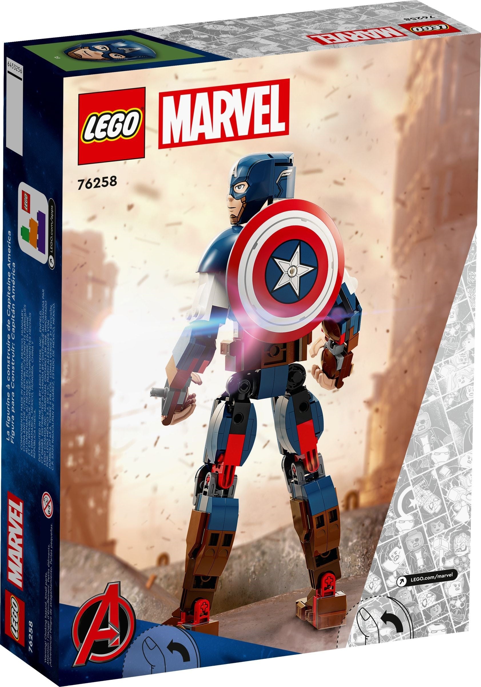LEGO 76258 Captain America Construction Figure