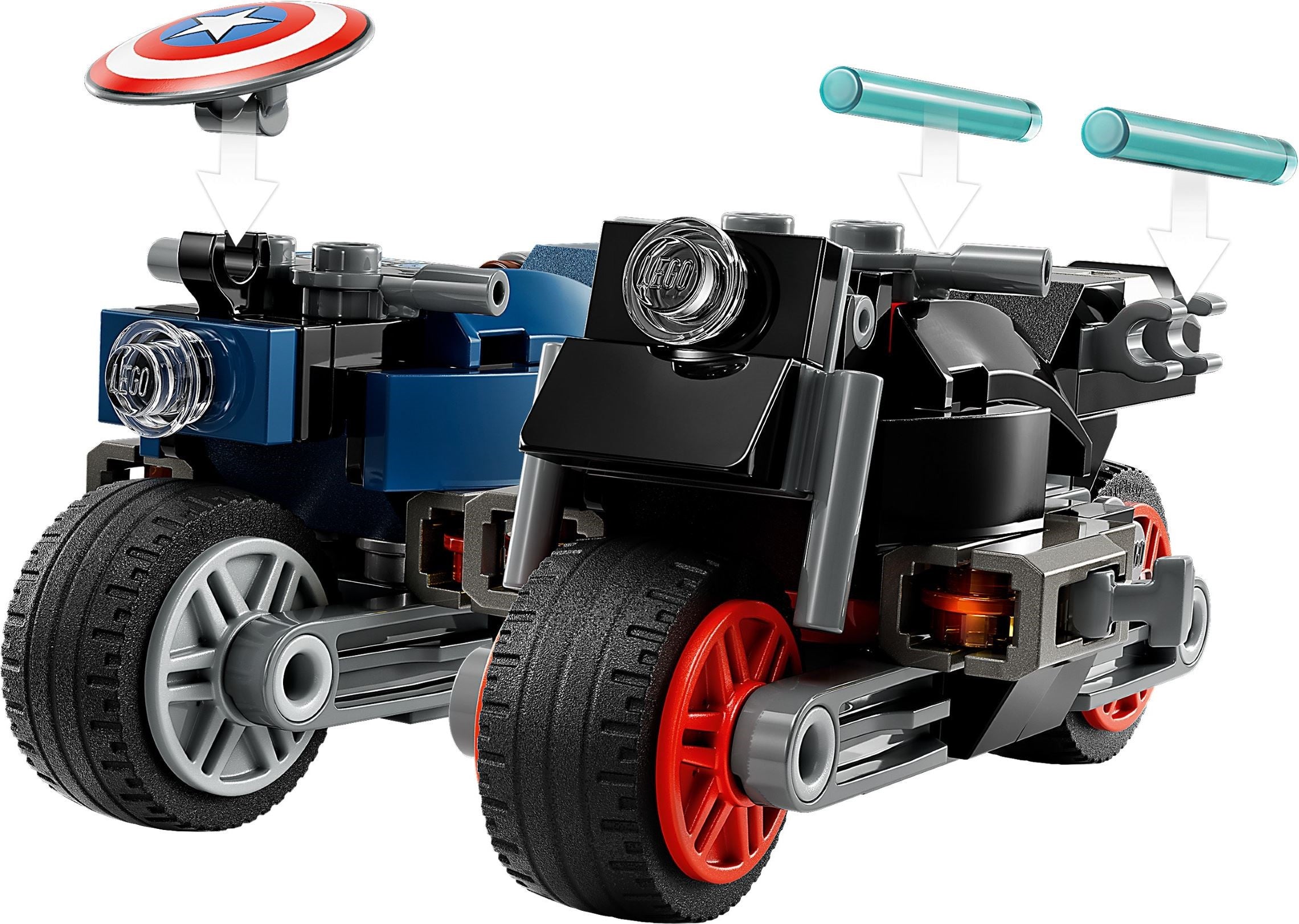 LEGO 76260 Black Widow & Captain America Motorcycles