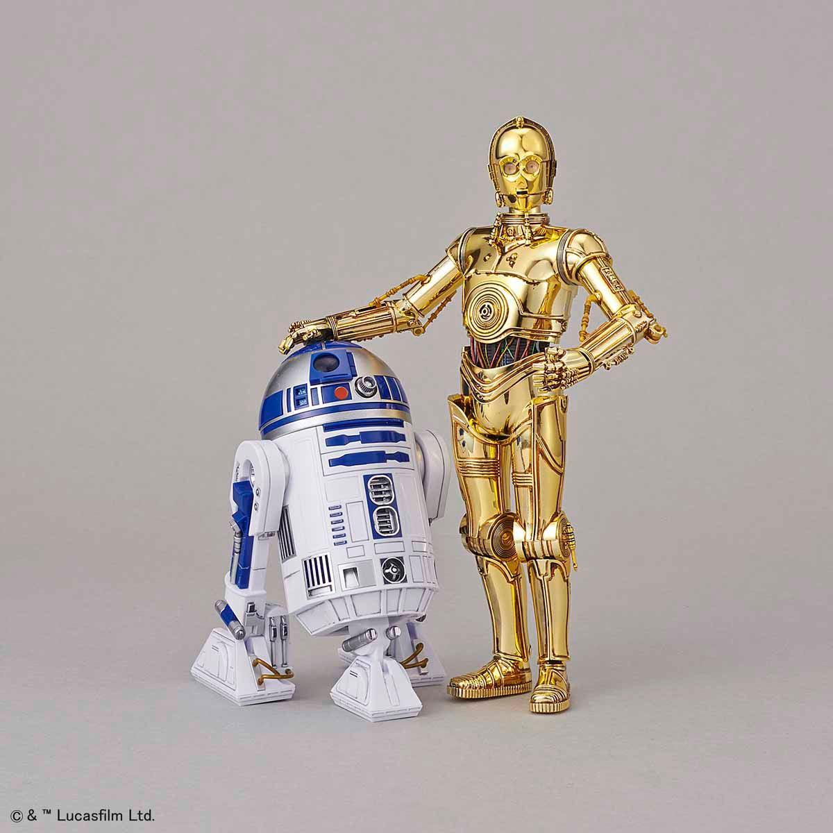 Bandai Star Wars Model Kit & 1/12 C-3PO & R2-D2