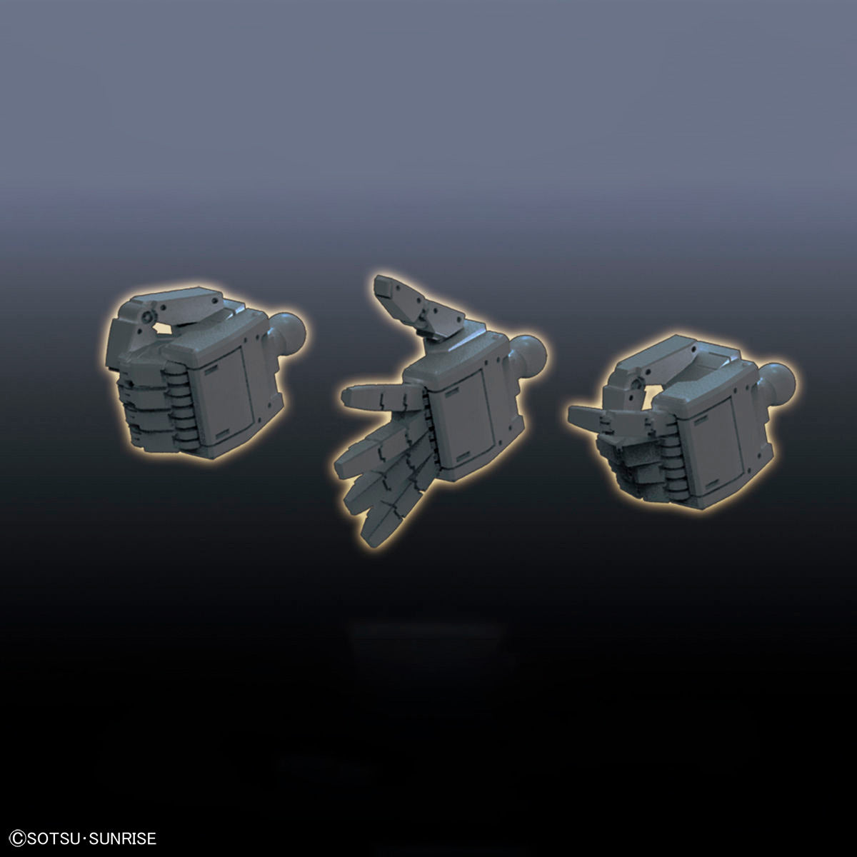 Builders Parts HD 1/144 MS Hand 01 (E.F.S.F) Dark Grey