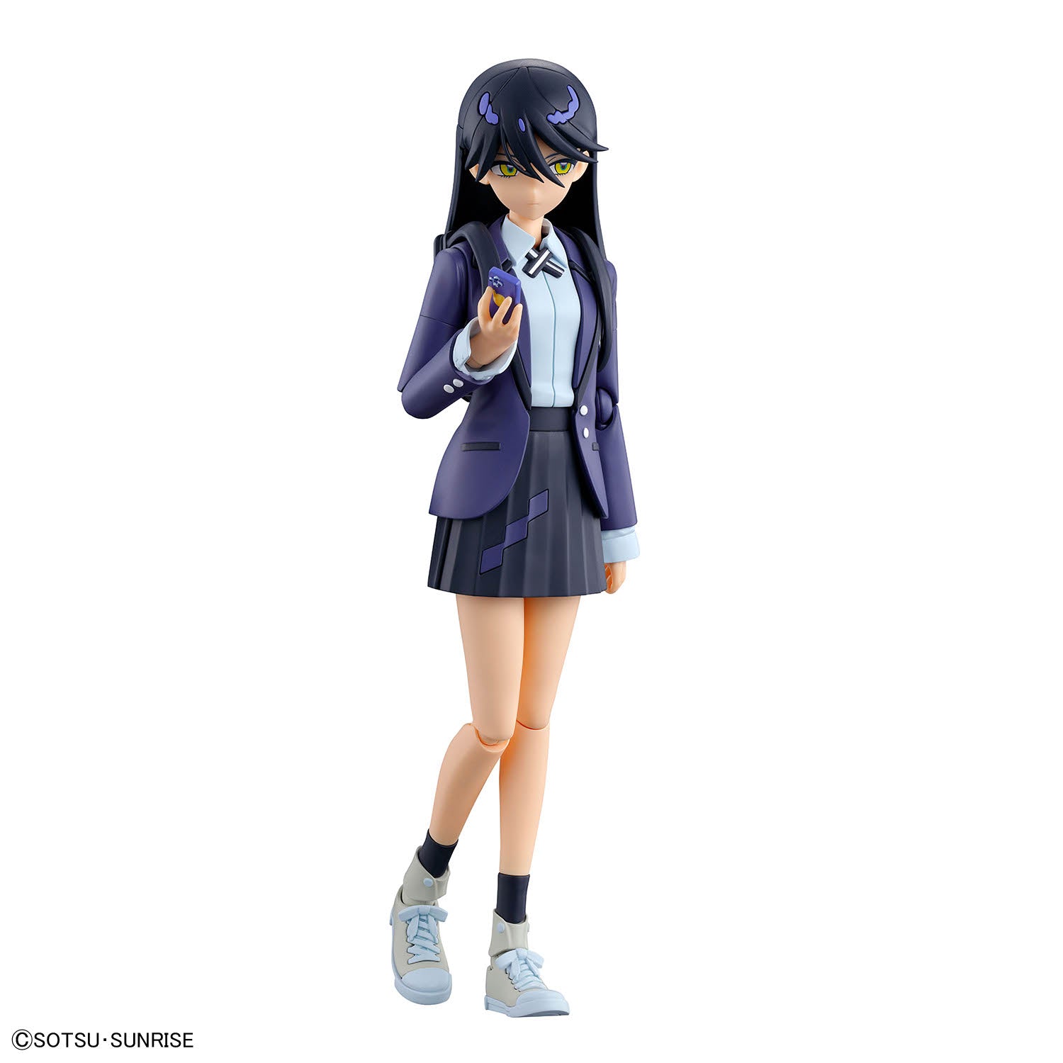 Figure-rise Standard Nyaan Anime character figurine in school uniform on a white background