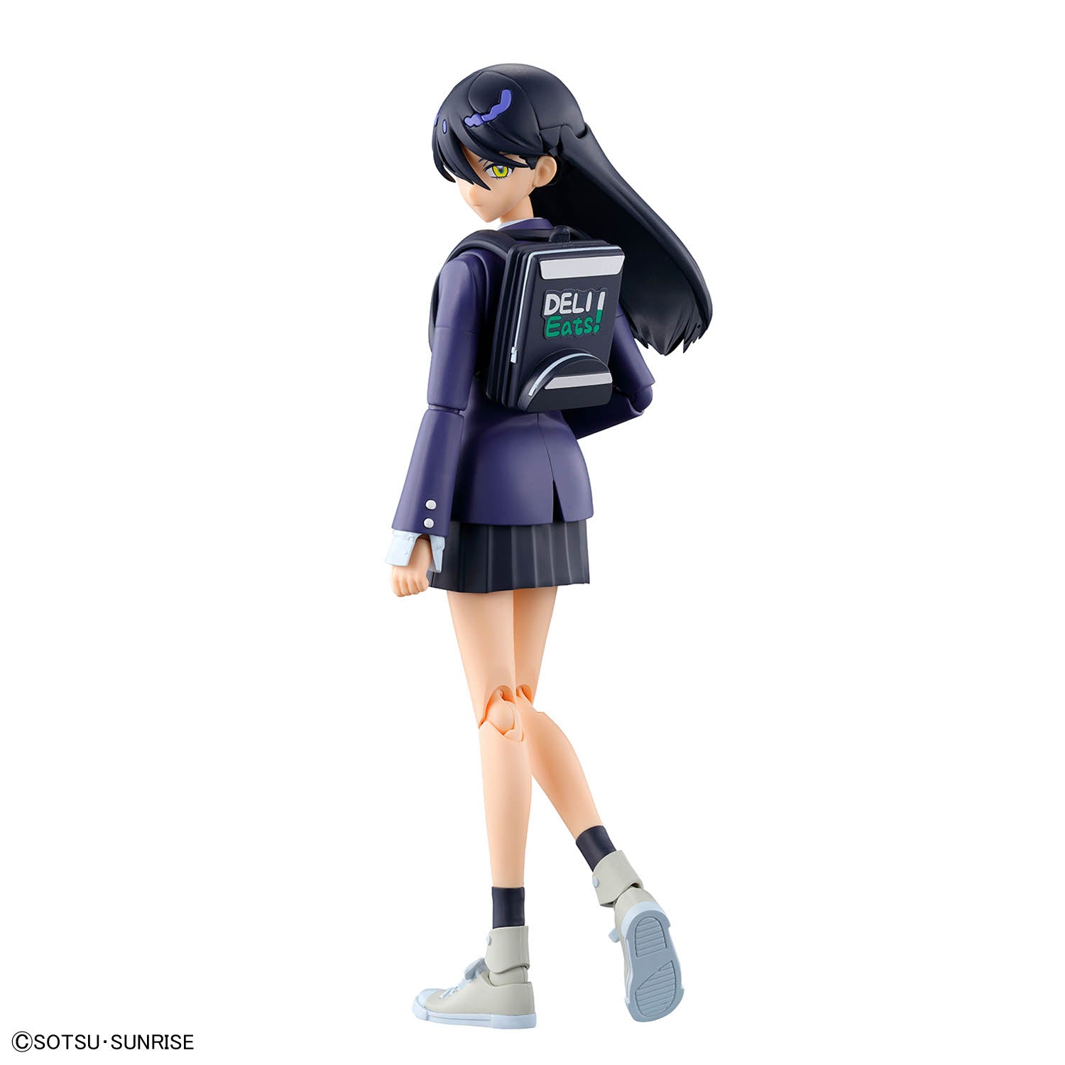 Figure-rise Standard Nyaan with a backpack on a white background