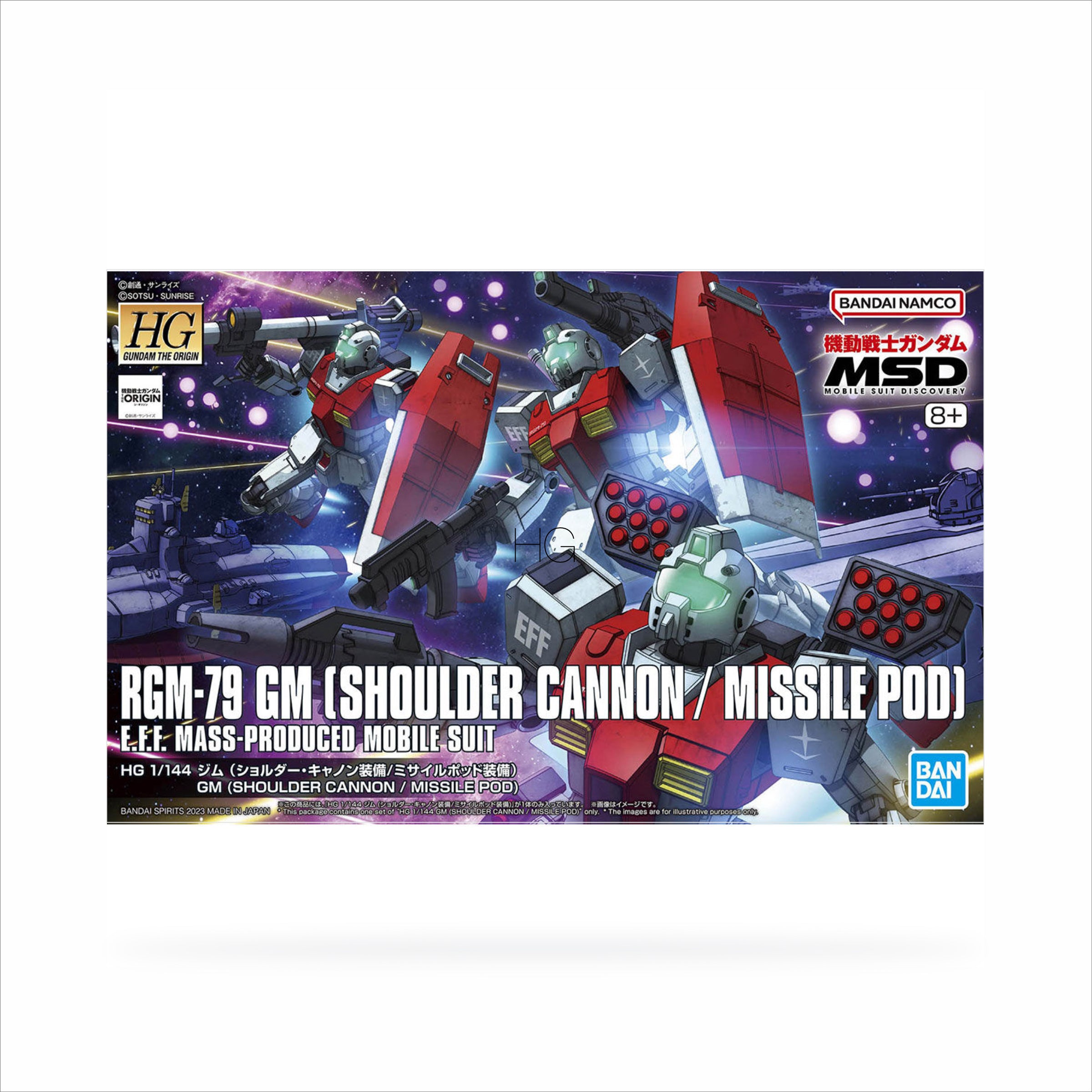 HG GM (Shoulder Cannon /Missile Pod)
