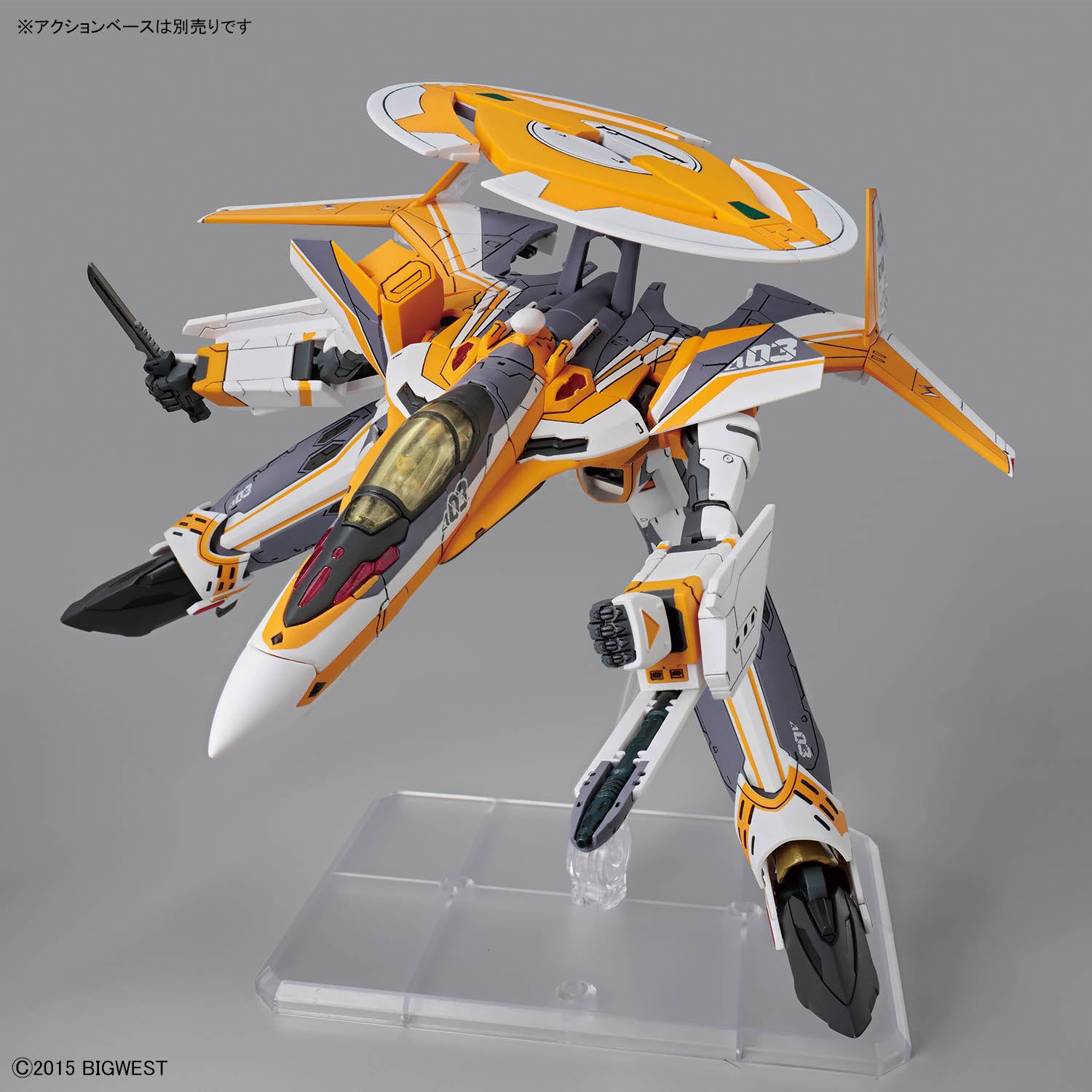 HG 1/100 VF-31E Siegfried (Chuck Mustang Use) Deluxe Set