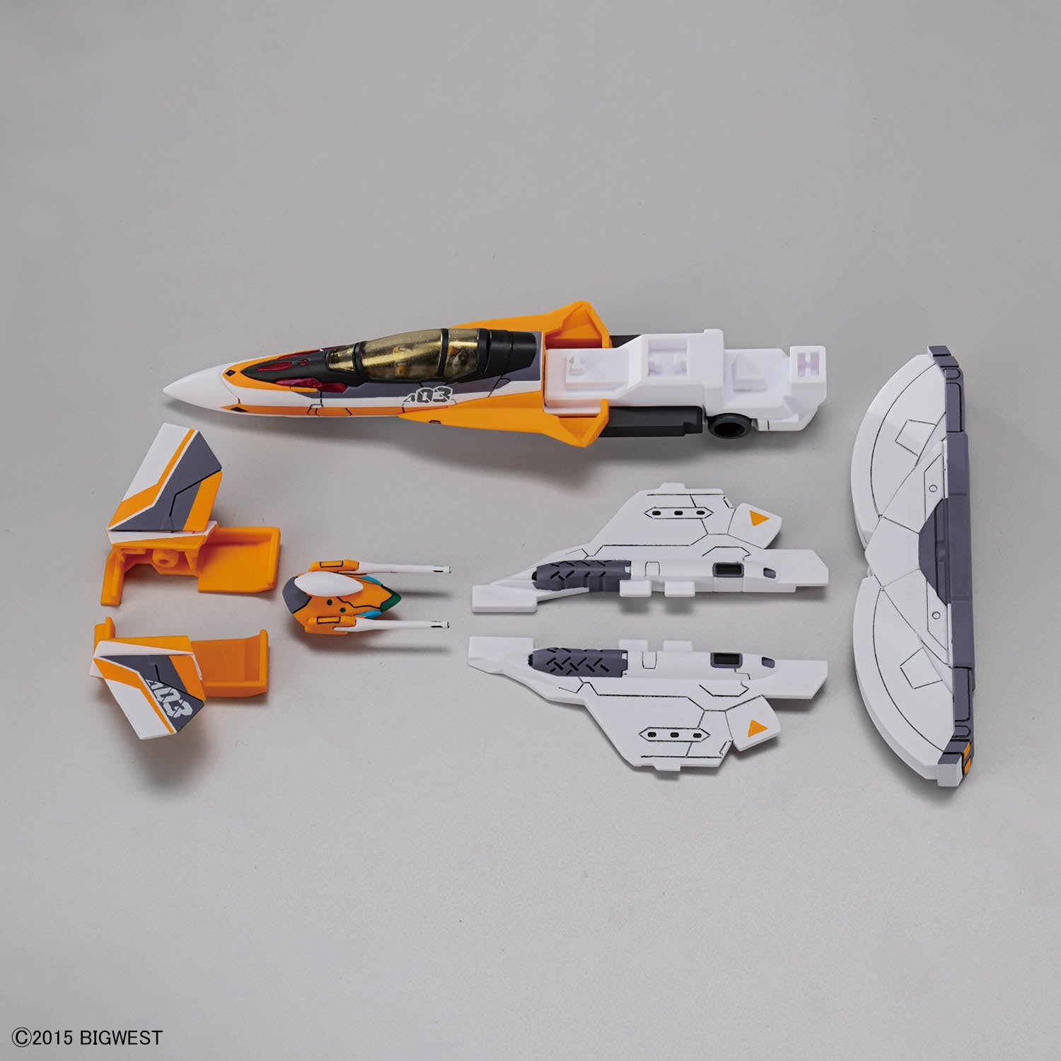 HG 1/100 VF-31E Siegfried (Chuck Mustang Use) Deluxe Set