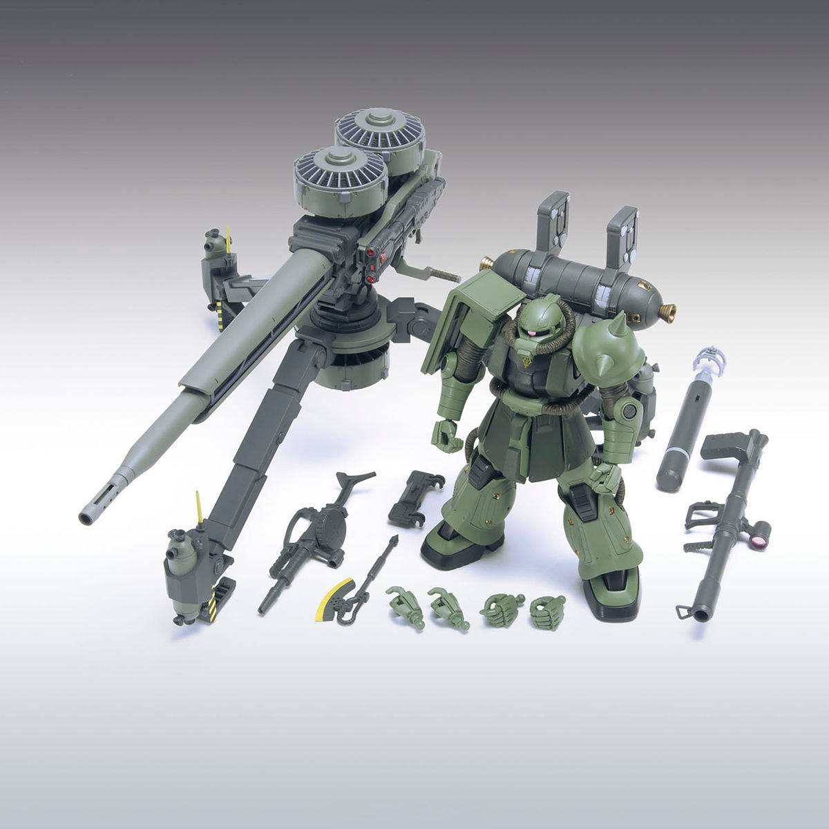 HG Zaku II + Big Gun (Gundam Thunderbolt Ver.)