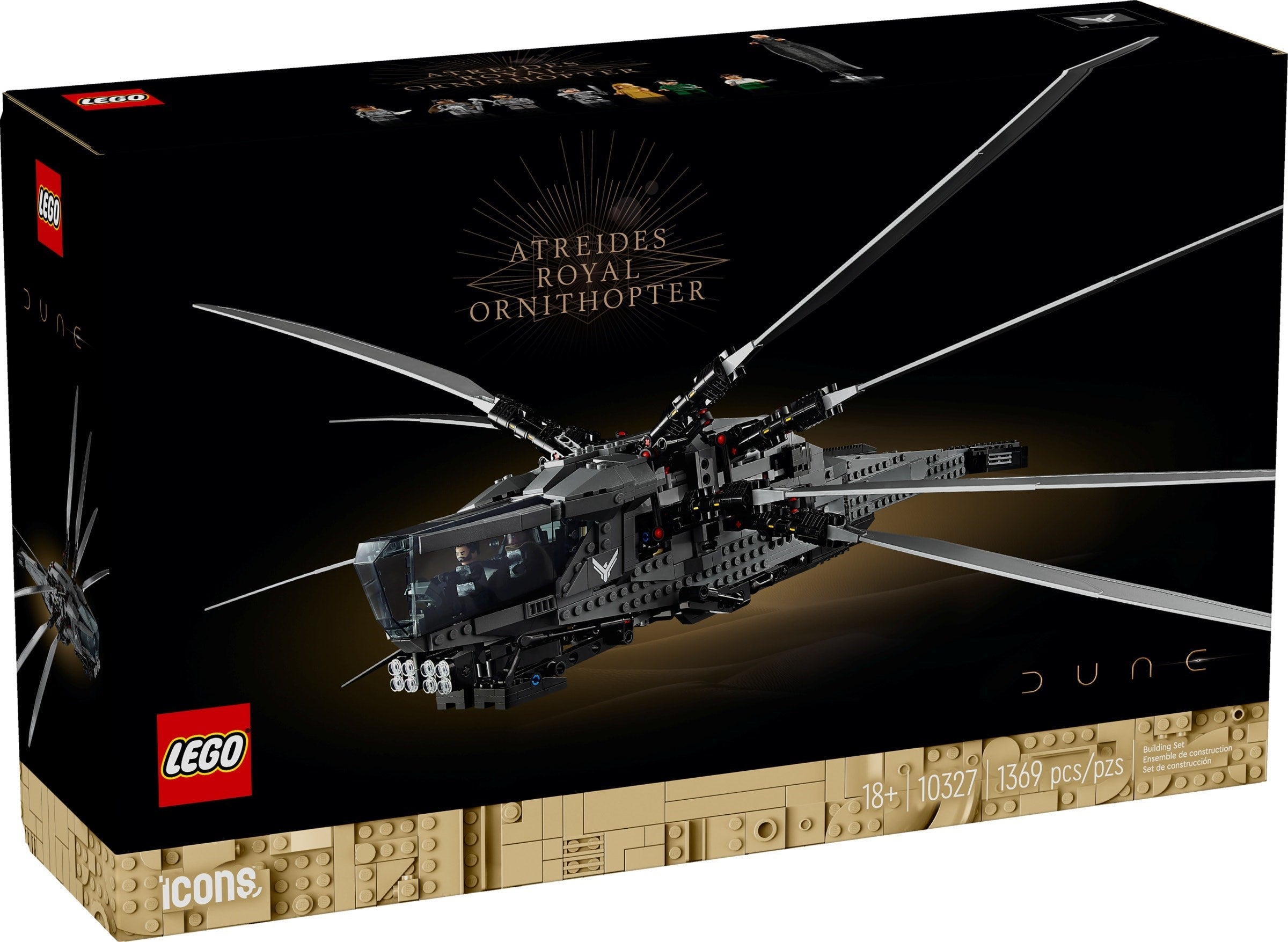 LEGO 10327 Dune Atreides Royal Ornithopter