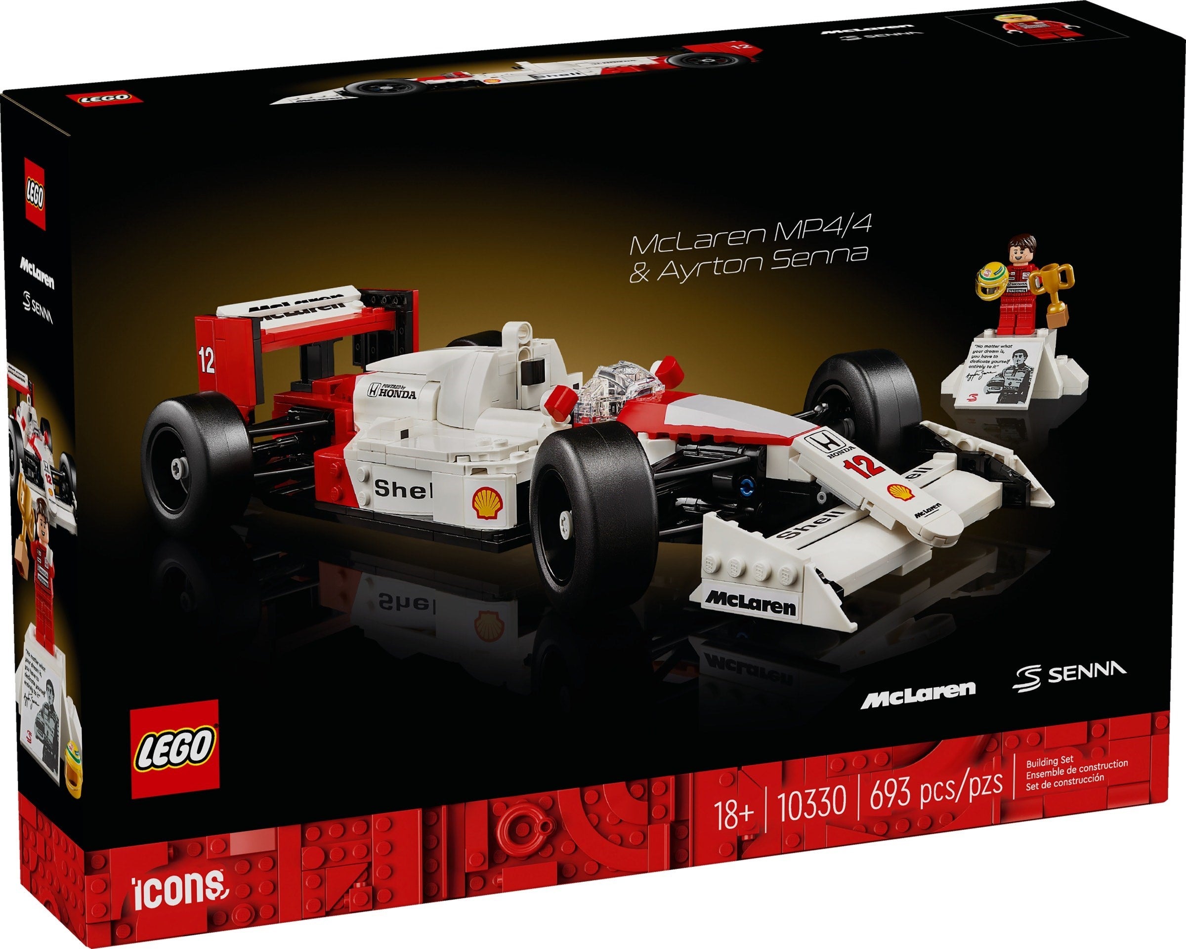 LEGO 10330 McLaren MP4/4 & Ayrton Senna