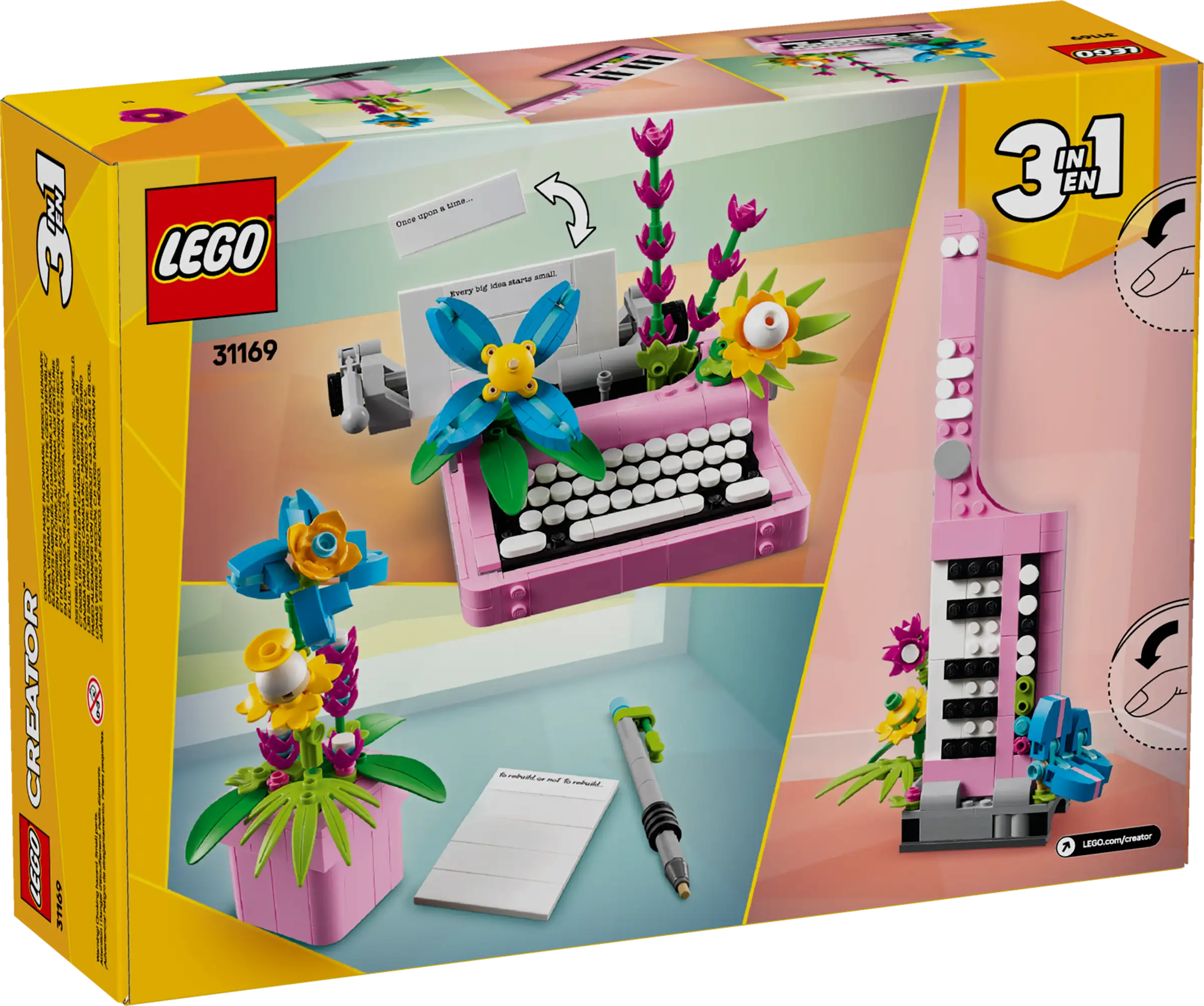 LEGO 31169 Typewriter with Flowers