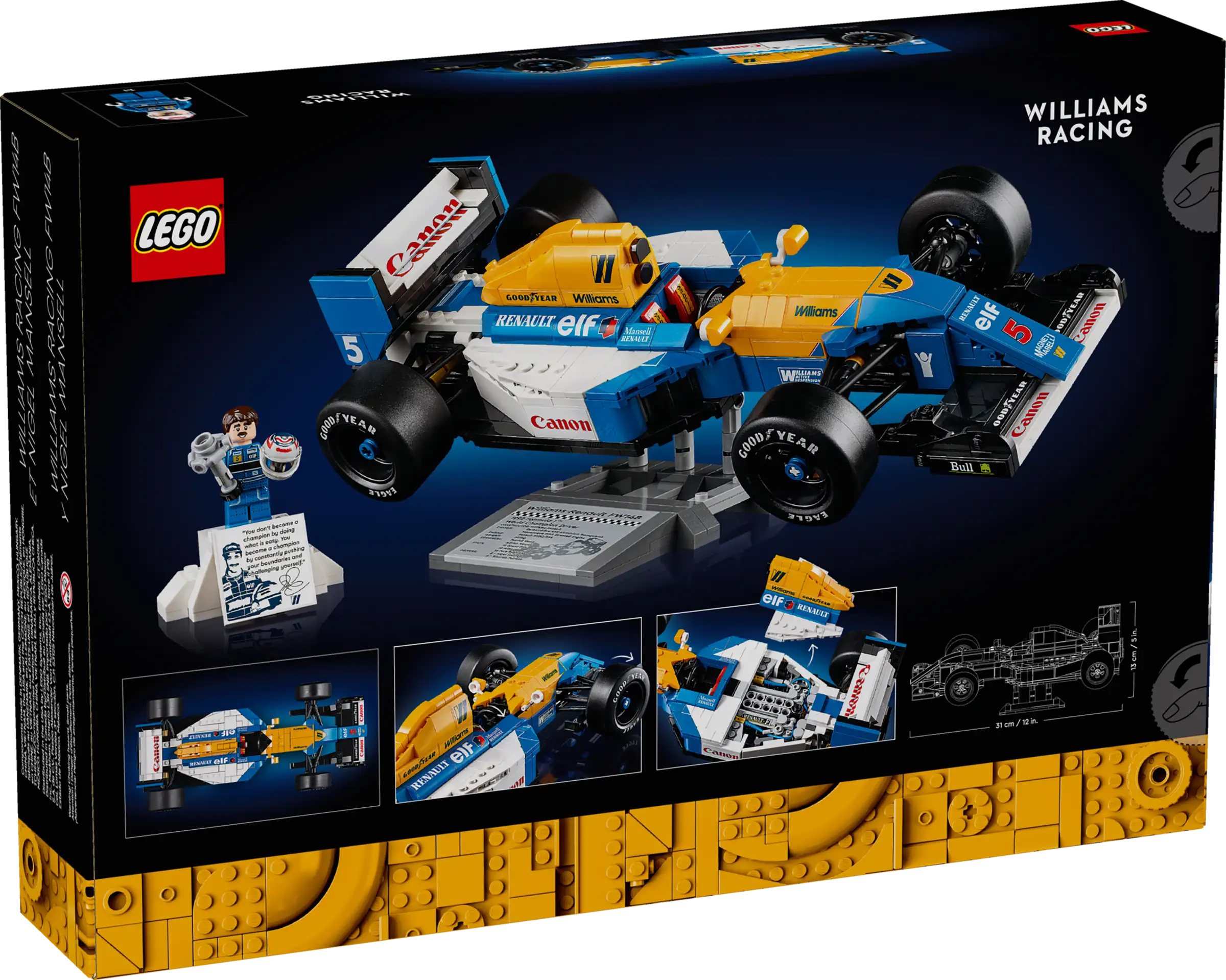 LEGO 10353 Williams Racing FW14B & Nigel Mansell