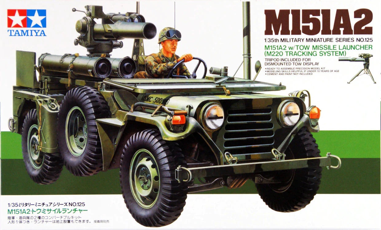 Tamiya 1/35 U.S. M151A2 w/Tow Launcher 35125