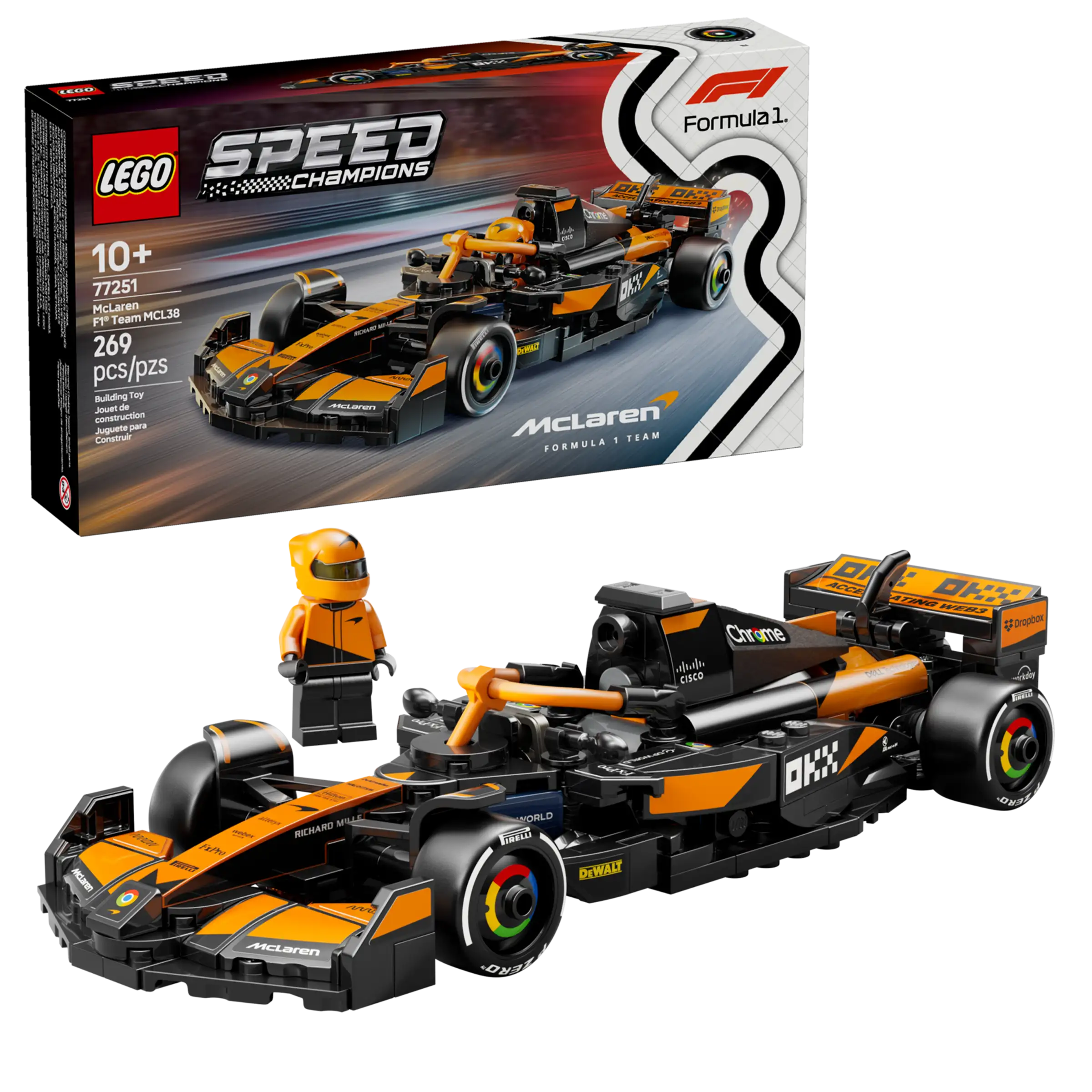 LEGO 77251 McLaren F1 Team MCL38