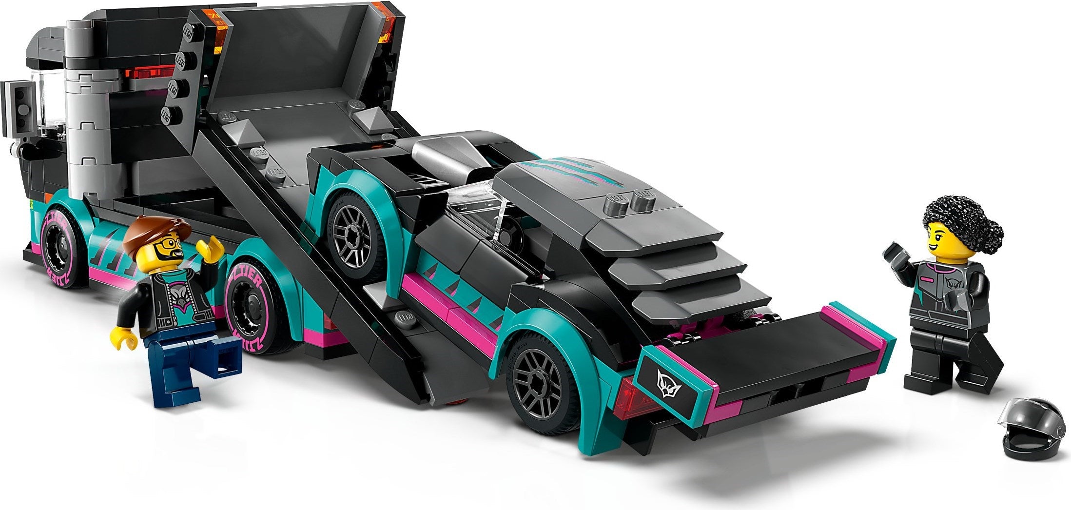 LEGO 60406 Race Car and Car Carrier Truck