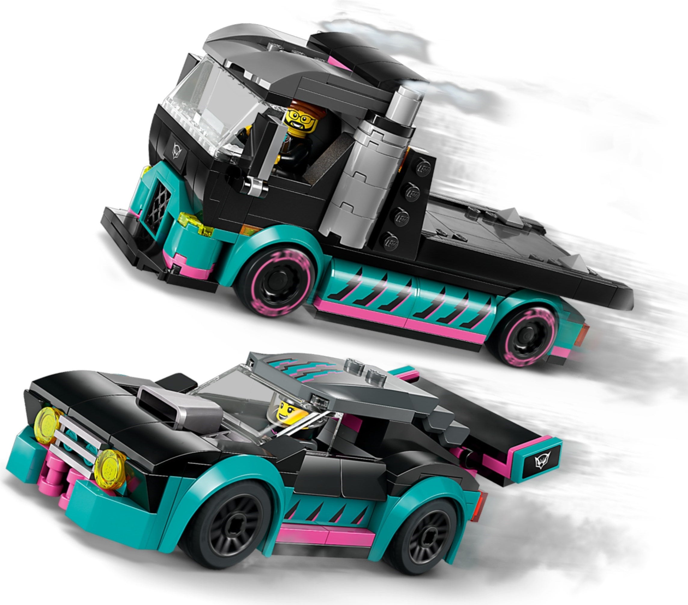 LEGO 60406 Race Car and Car Carrier Truck