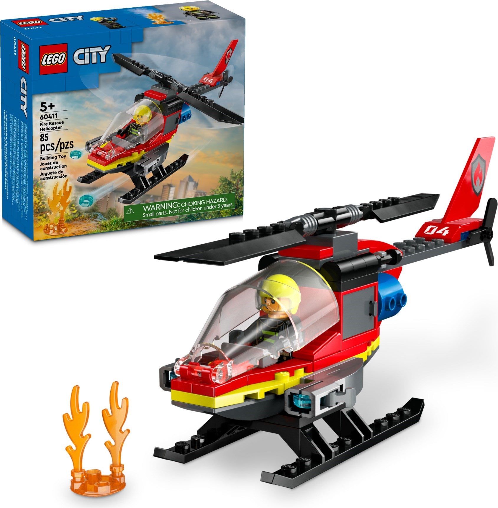 LEGO 60411 Fire Rescue Helicopter