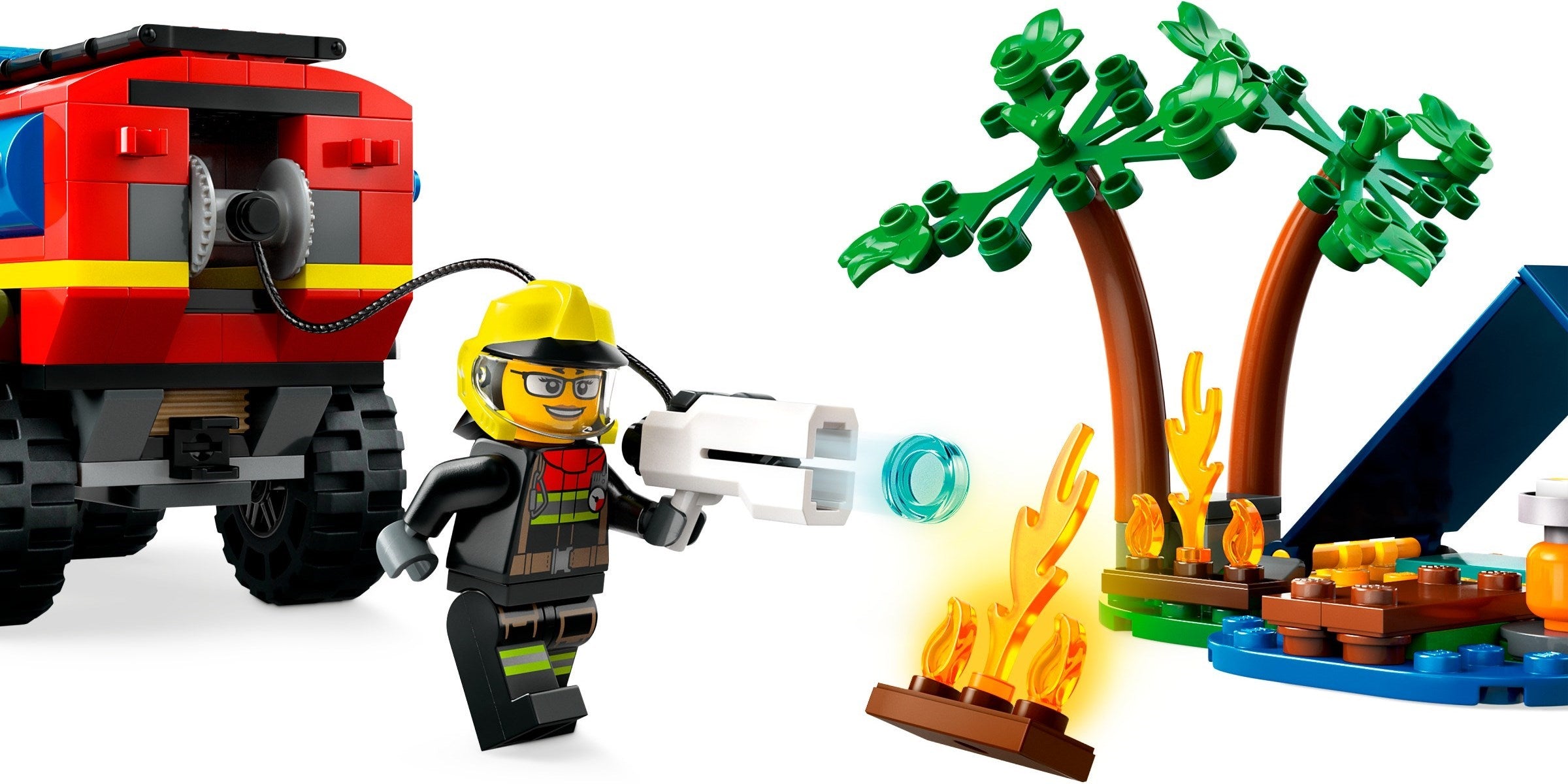 LEGO 60412 4x4 Fire Truck with Rescue Boat