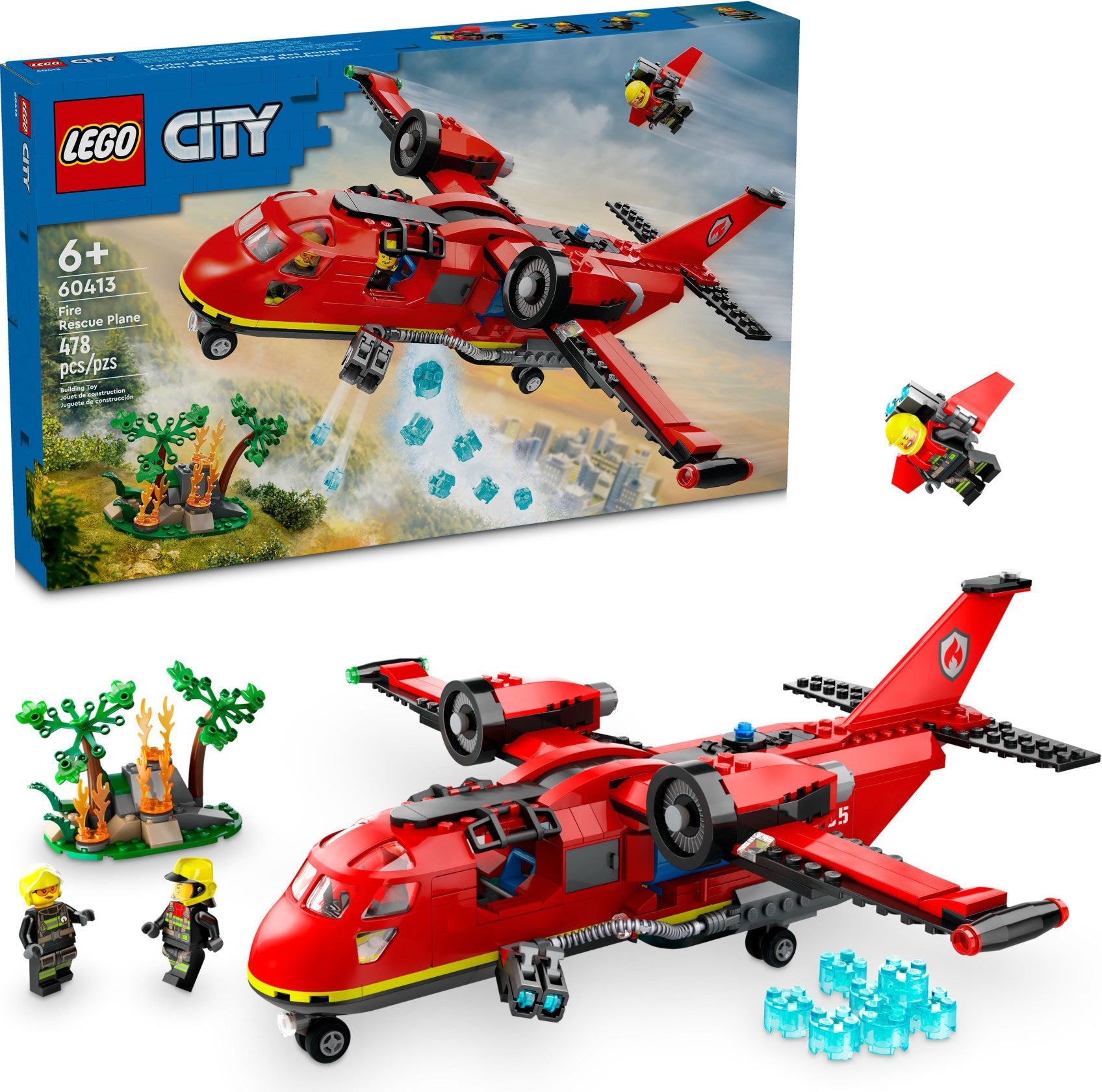 LEGO 60413 Fire Rescue Plane