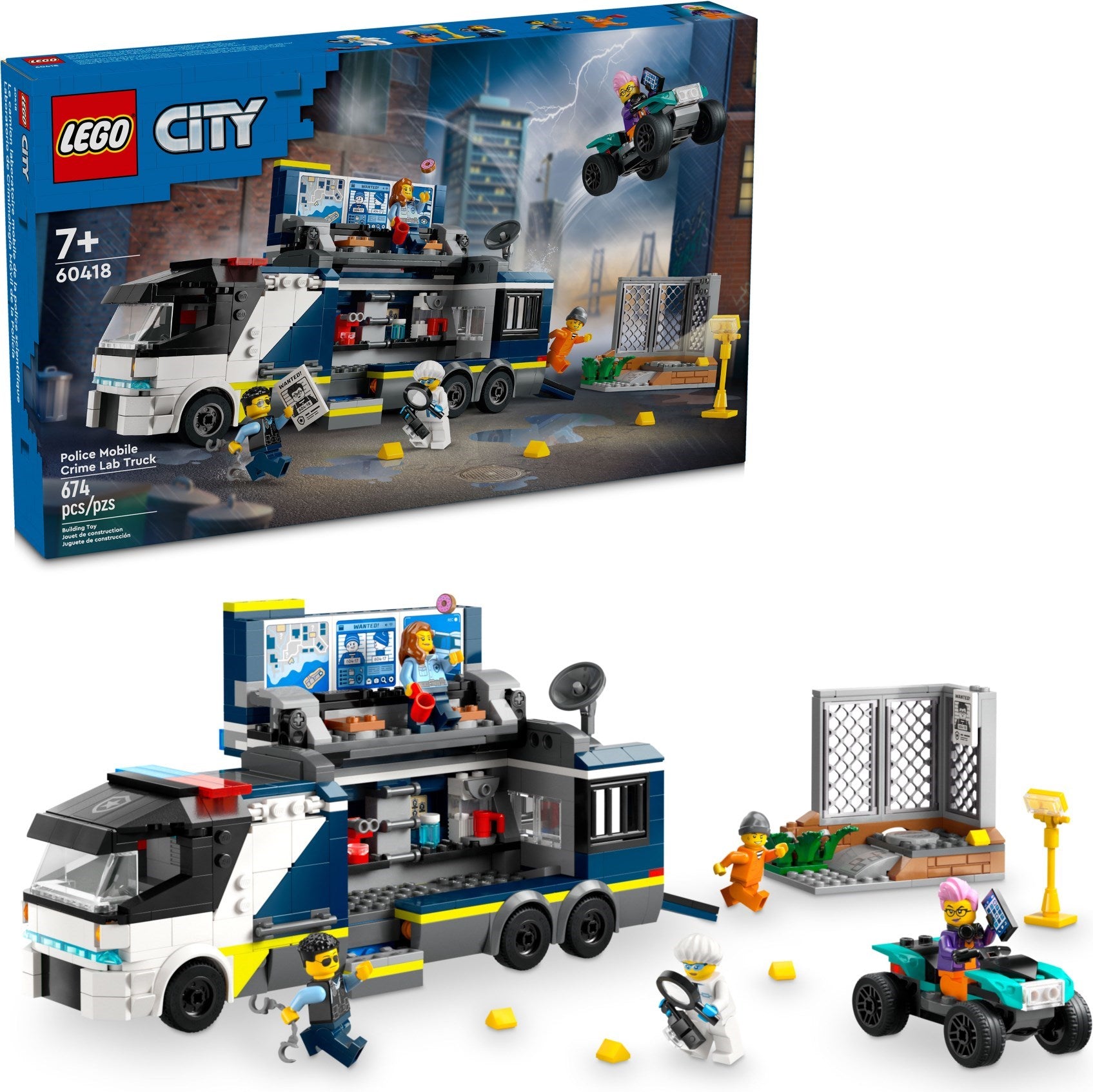 LEGO 60418 Police Mobile Crime Lab Truck
