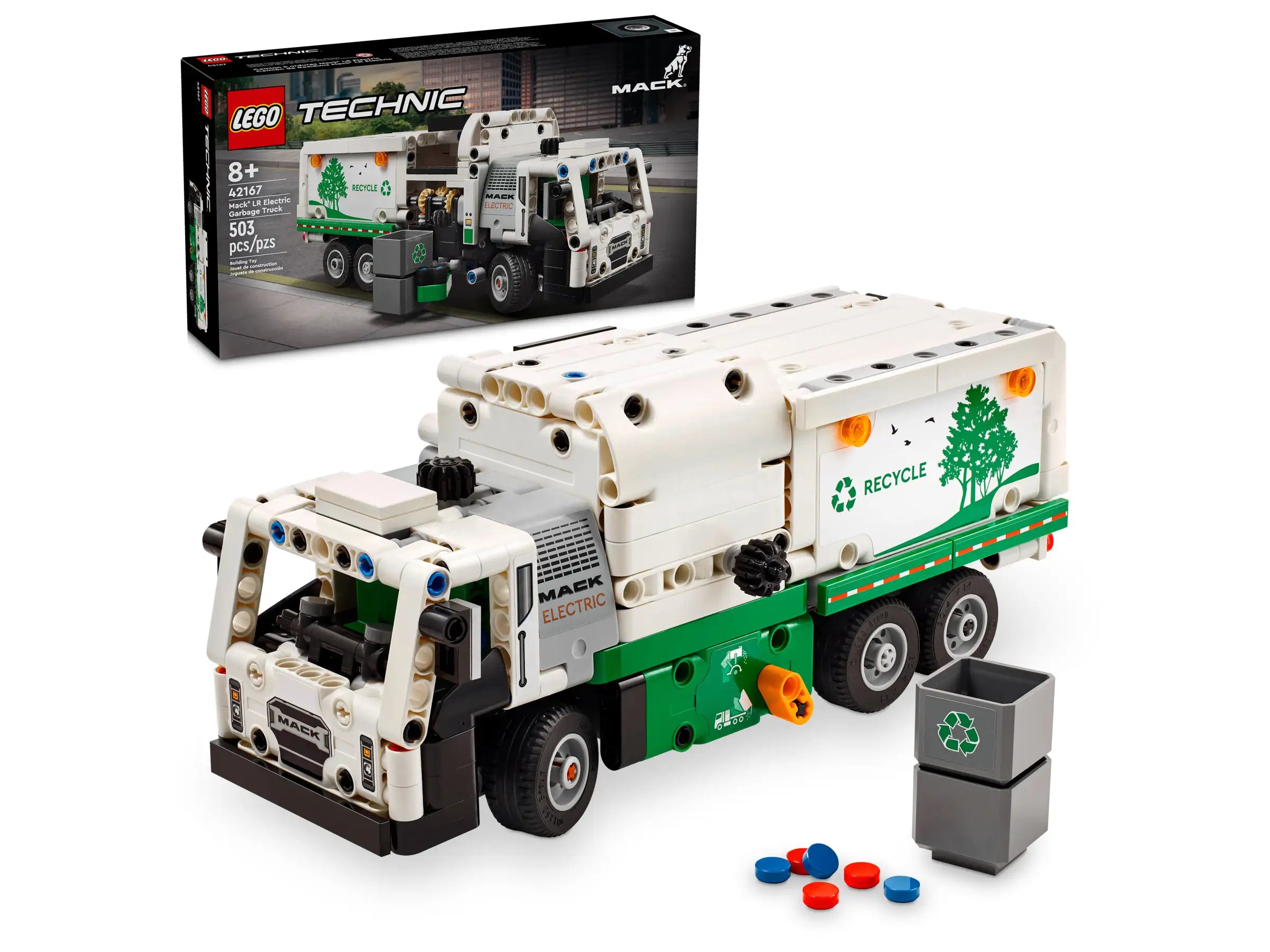 LEGO 42167 Mack LR Electric Garbage Truck