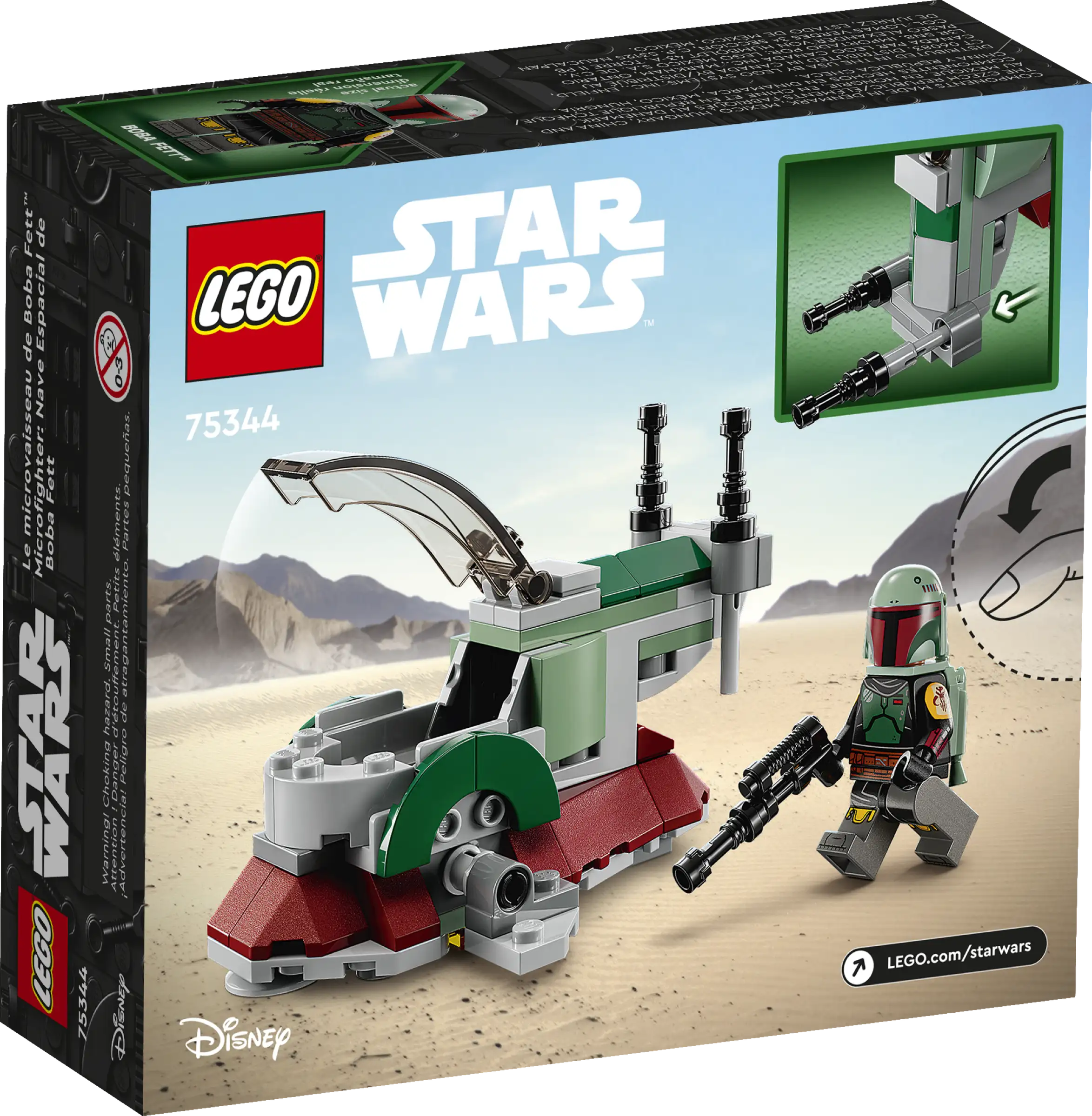 LEGO 75344 Boba Fett's Starship™ Microfighter