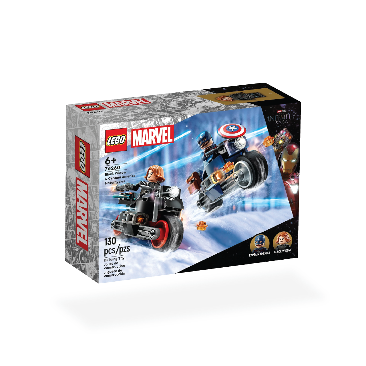 LEGO 76260 Black Widow & Captain America Motorcycles