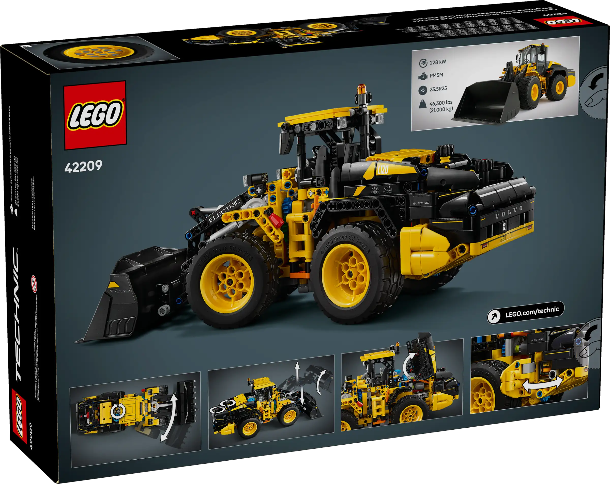 LEGO 42209 Volvo L120 Electric Wheel Loader