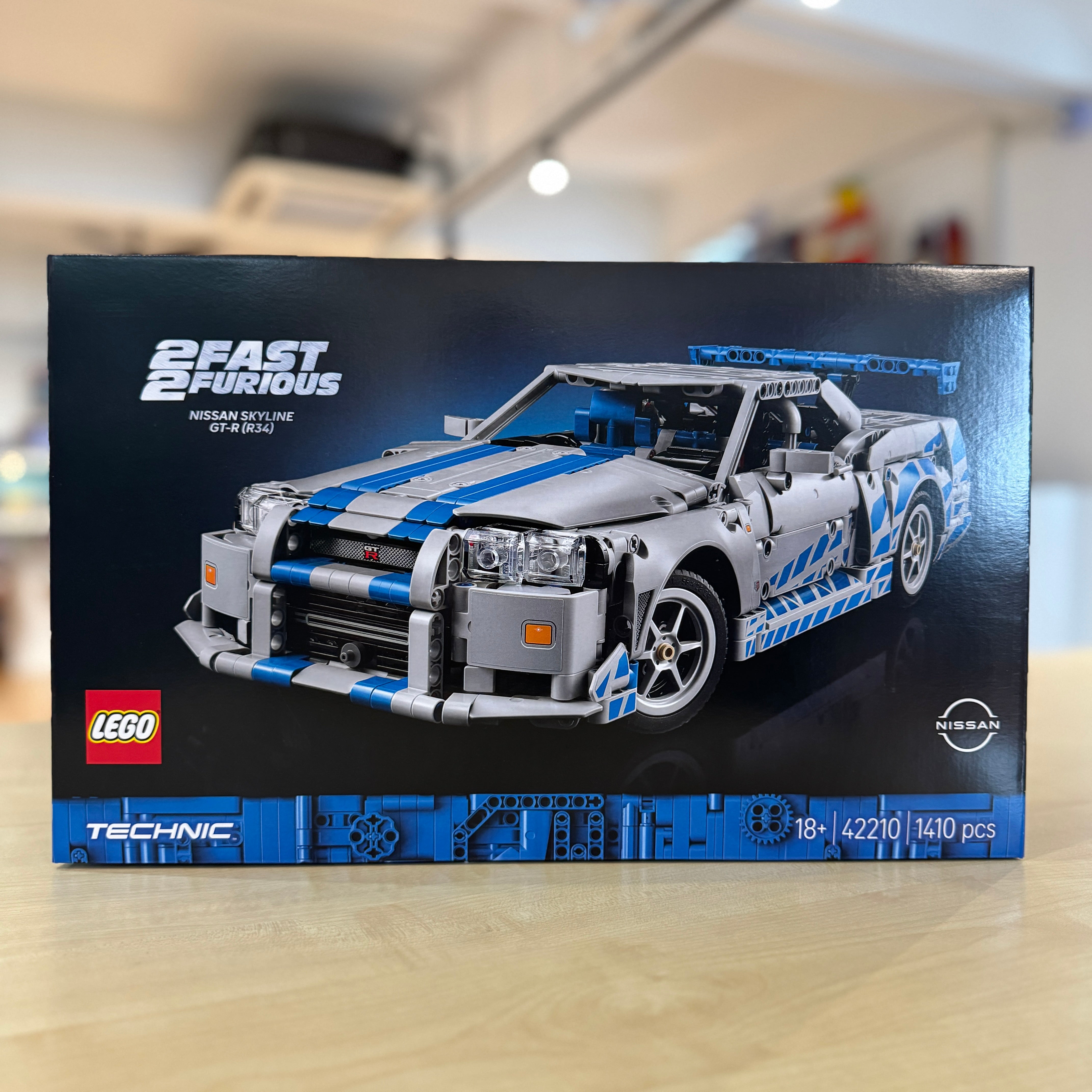 LEGO 42210 2 Fast 2 Furious Nissan Skyline GT-R (R34) Car