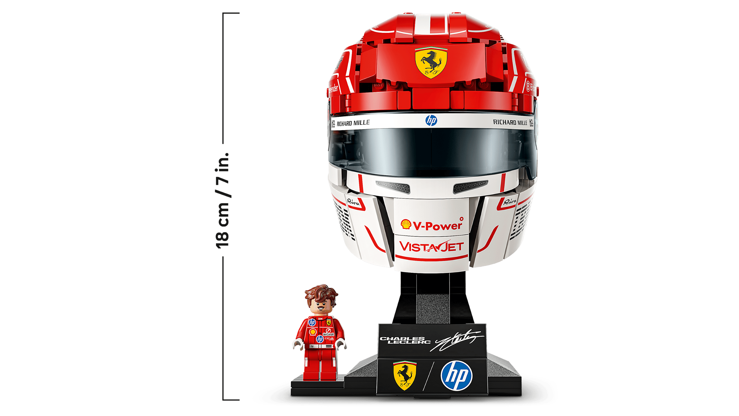 LEGO 43014 Scuderia Ferrari HP Charles Leclerc Helmet
