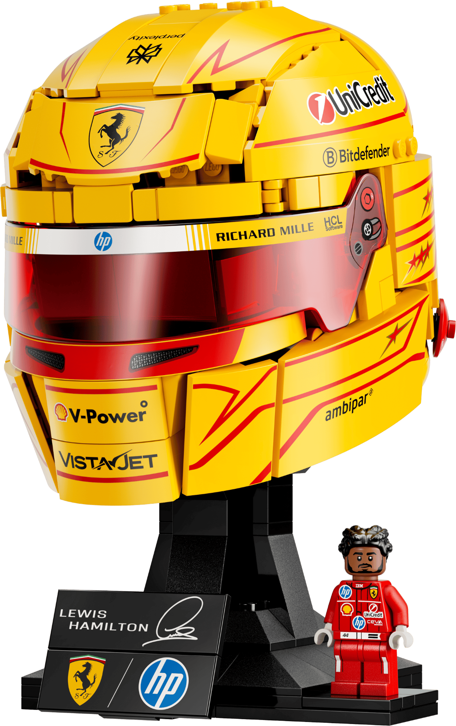 LEGO 43022 Scuderia Ferrari HP Lewis Hamilton Helmet