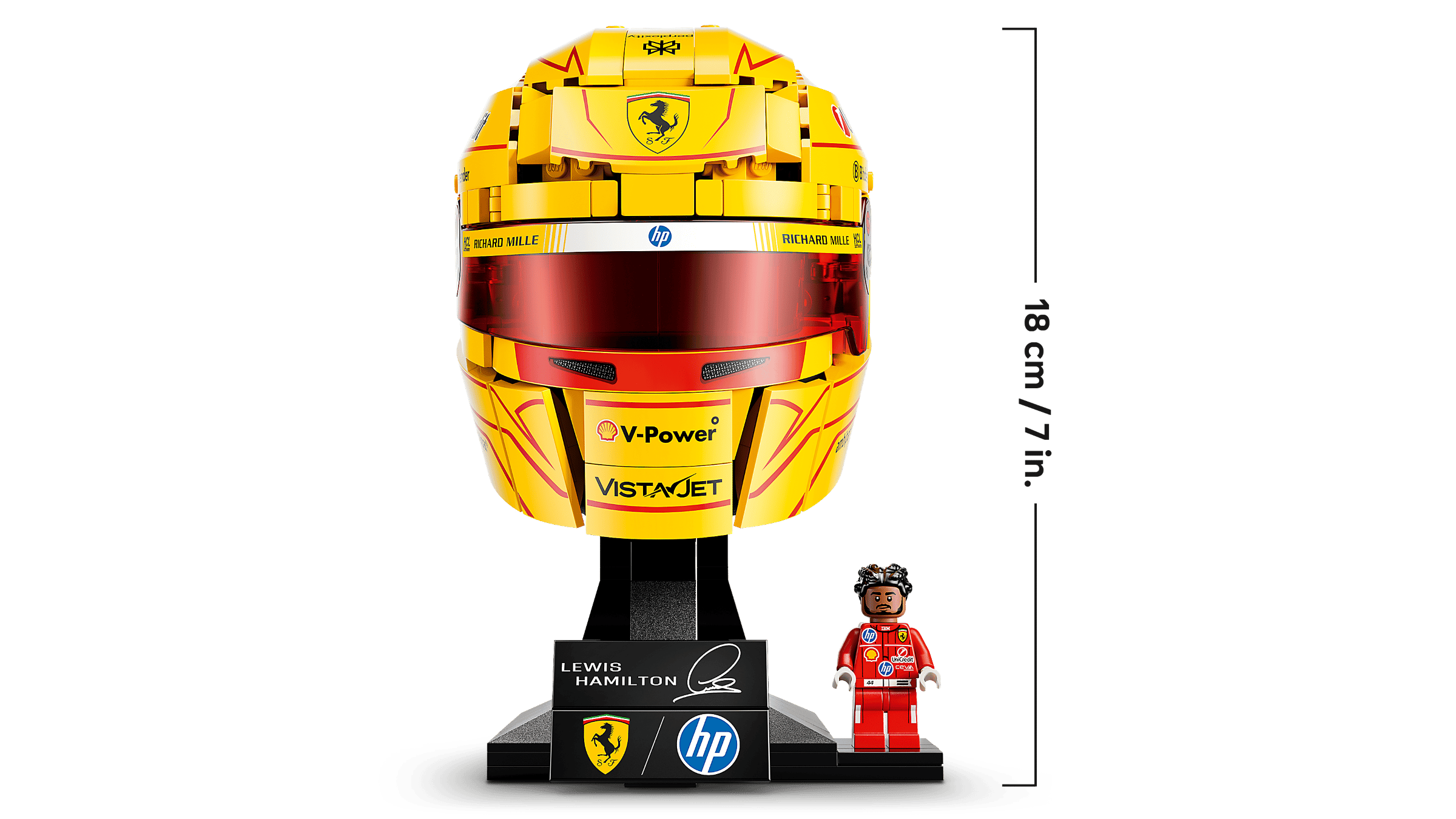 LEGO 43022 Scuderia Ferrari HP Lewis Hamilton Helmet