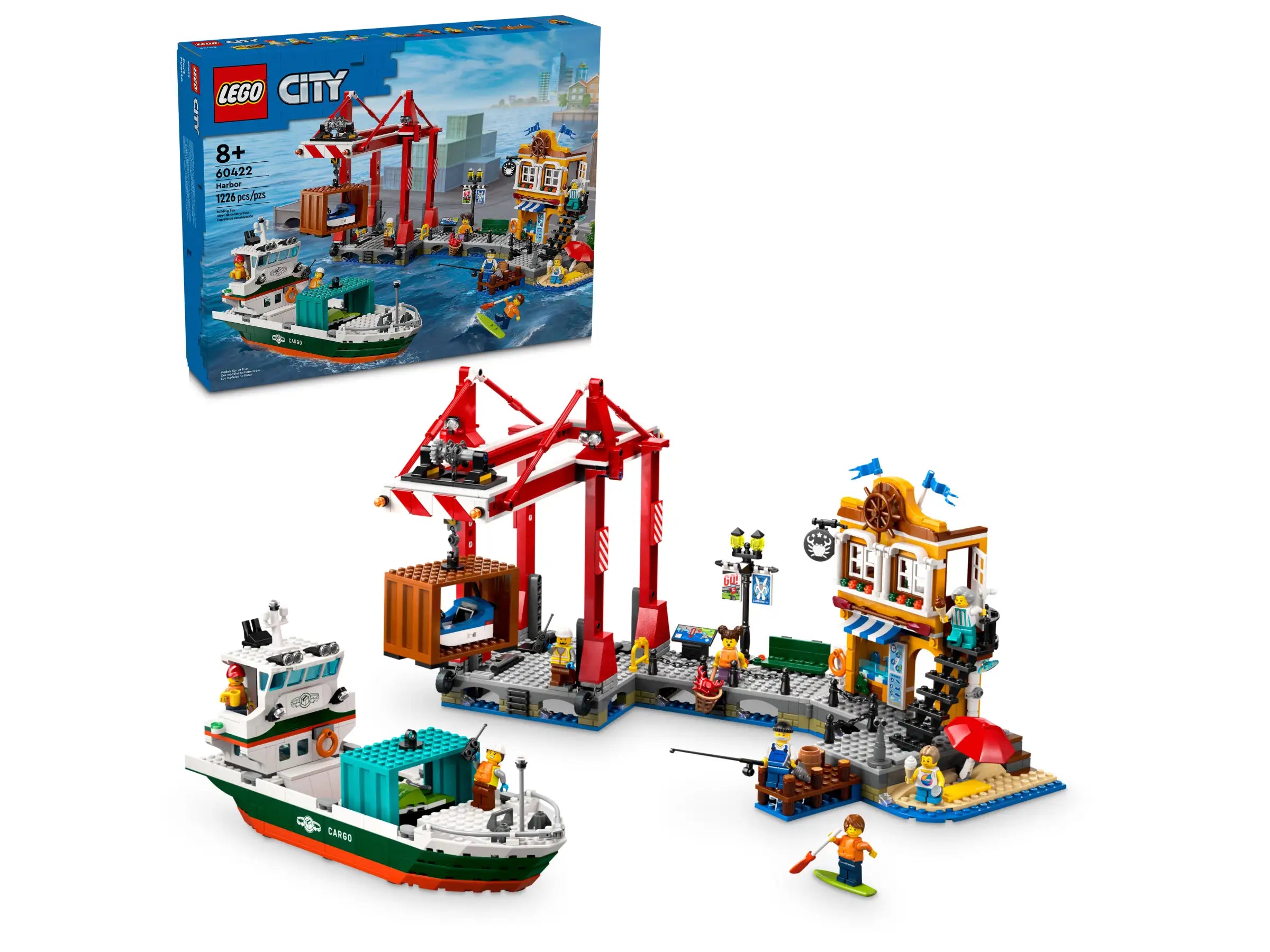 LEGO 60422 Seaside Harbour with Cargo Ship