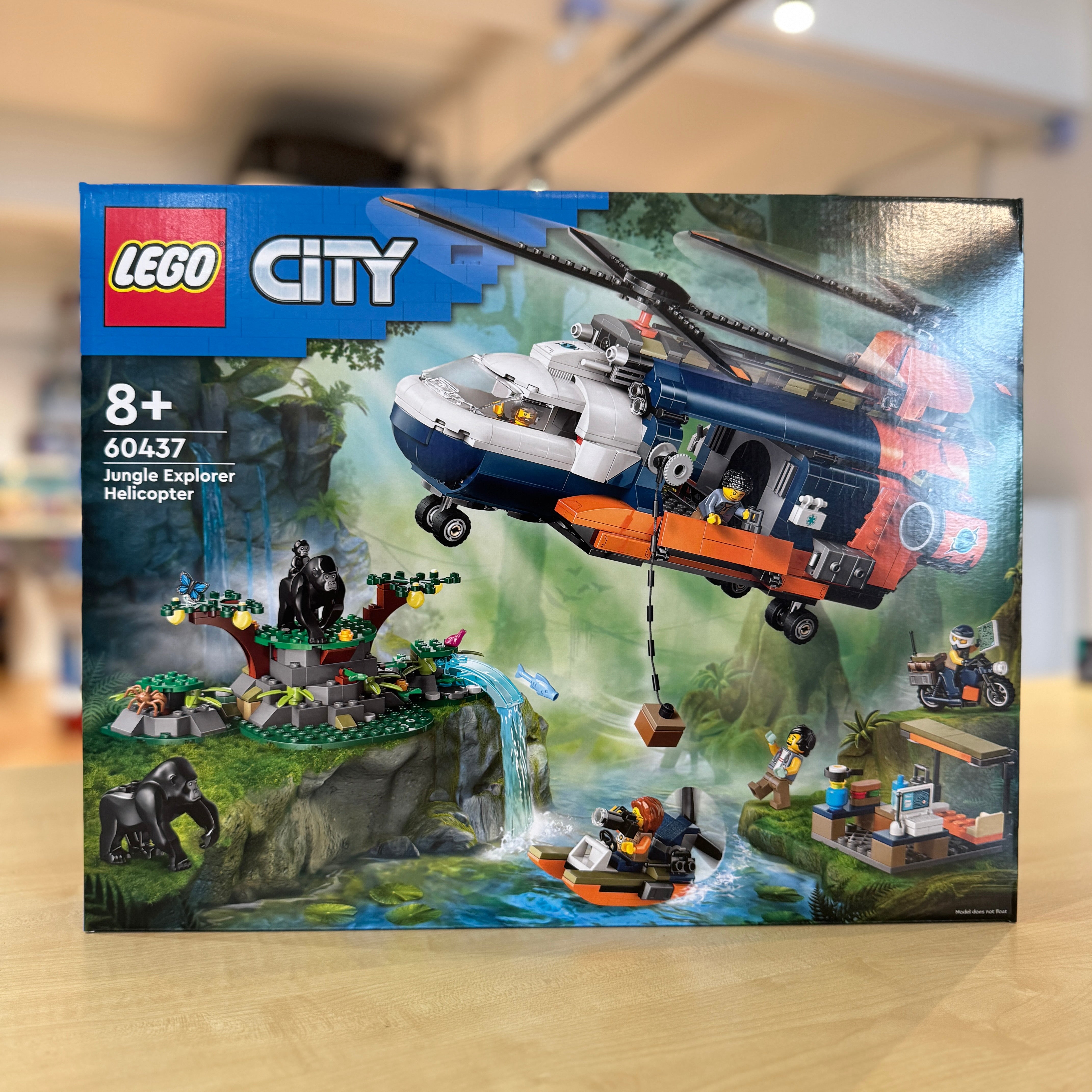LEGO 60437 Jungle Explorer Helicopter at Base Camp