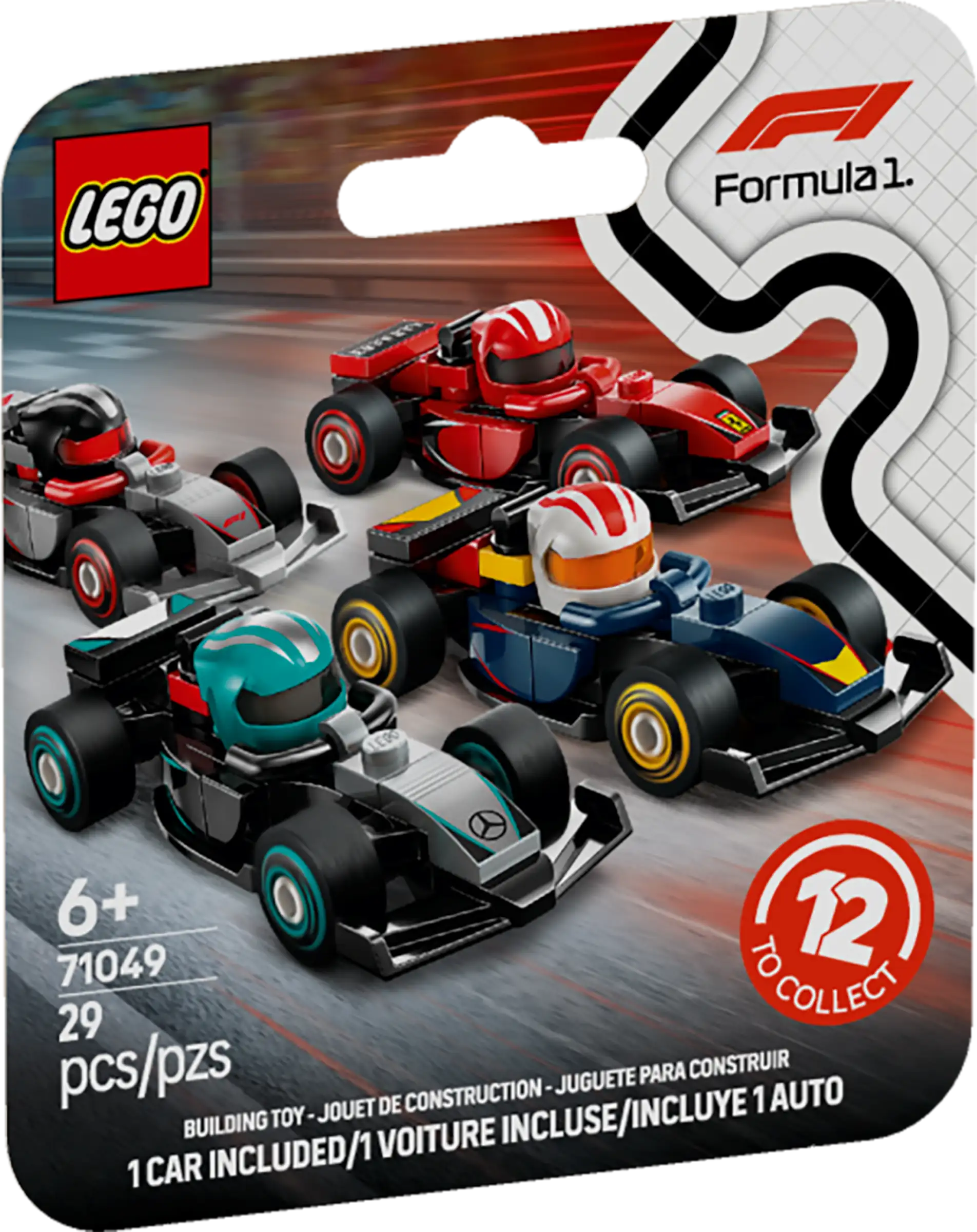 LEGO 71049 LEGO Collectables - F1 Race Cars - Complete Set