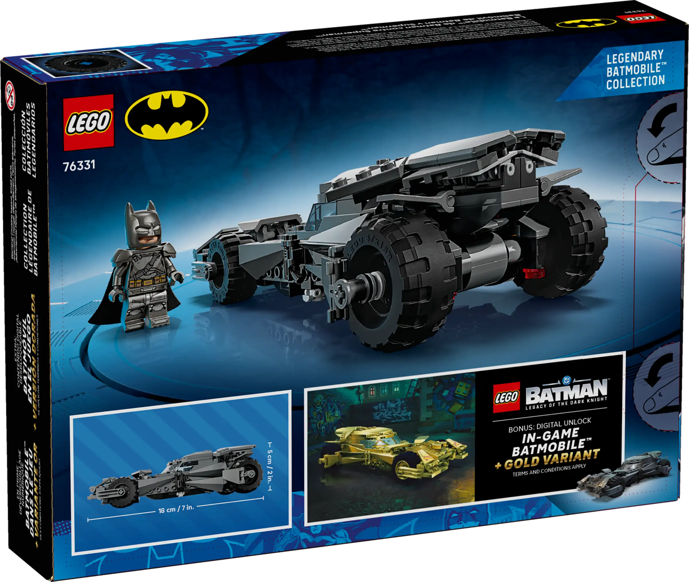 LEGO 76331 Batman v Superman Batmobile