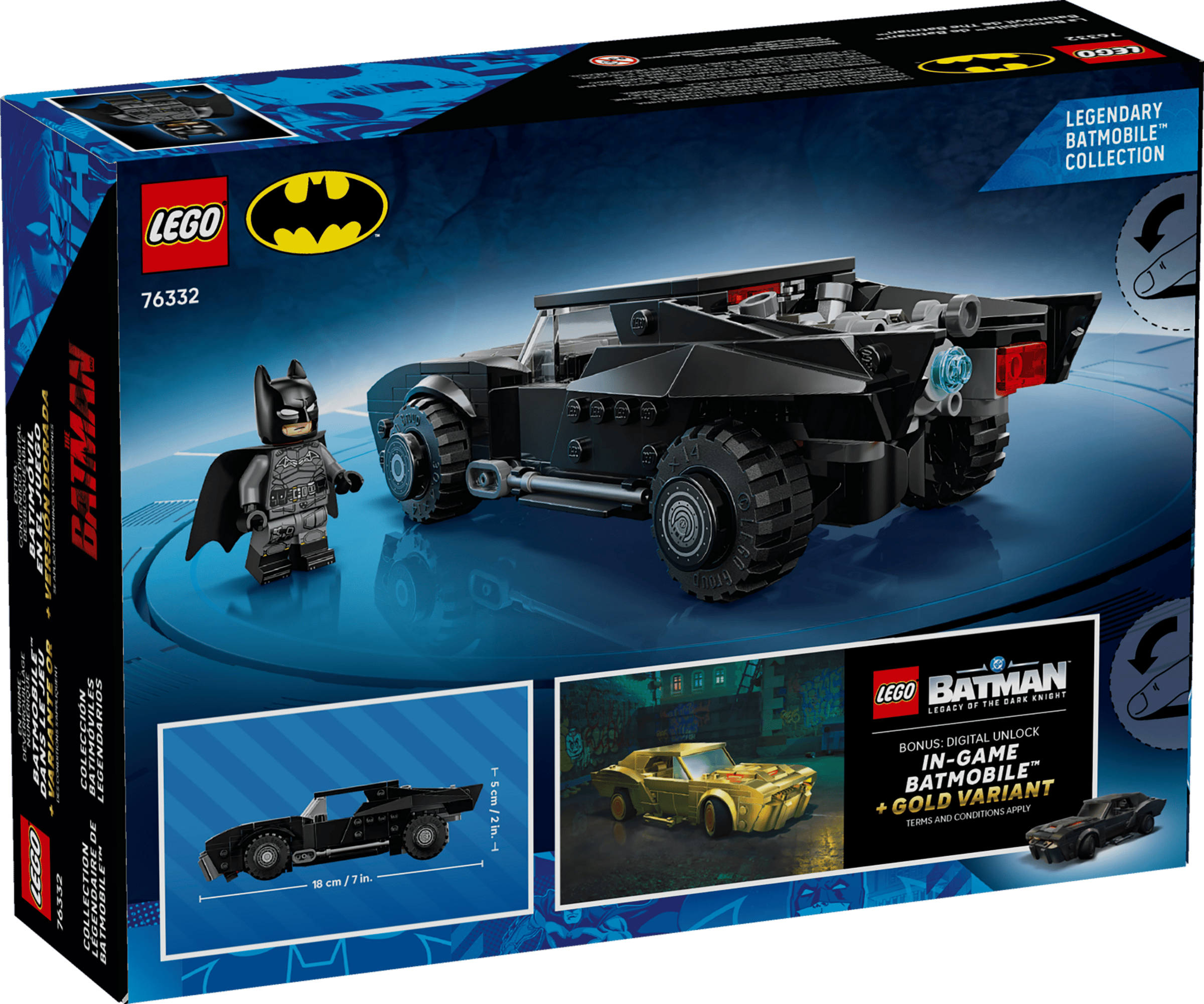 LEGO 76332 The Batman Batmobile