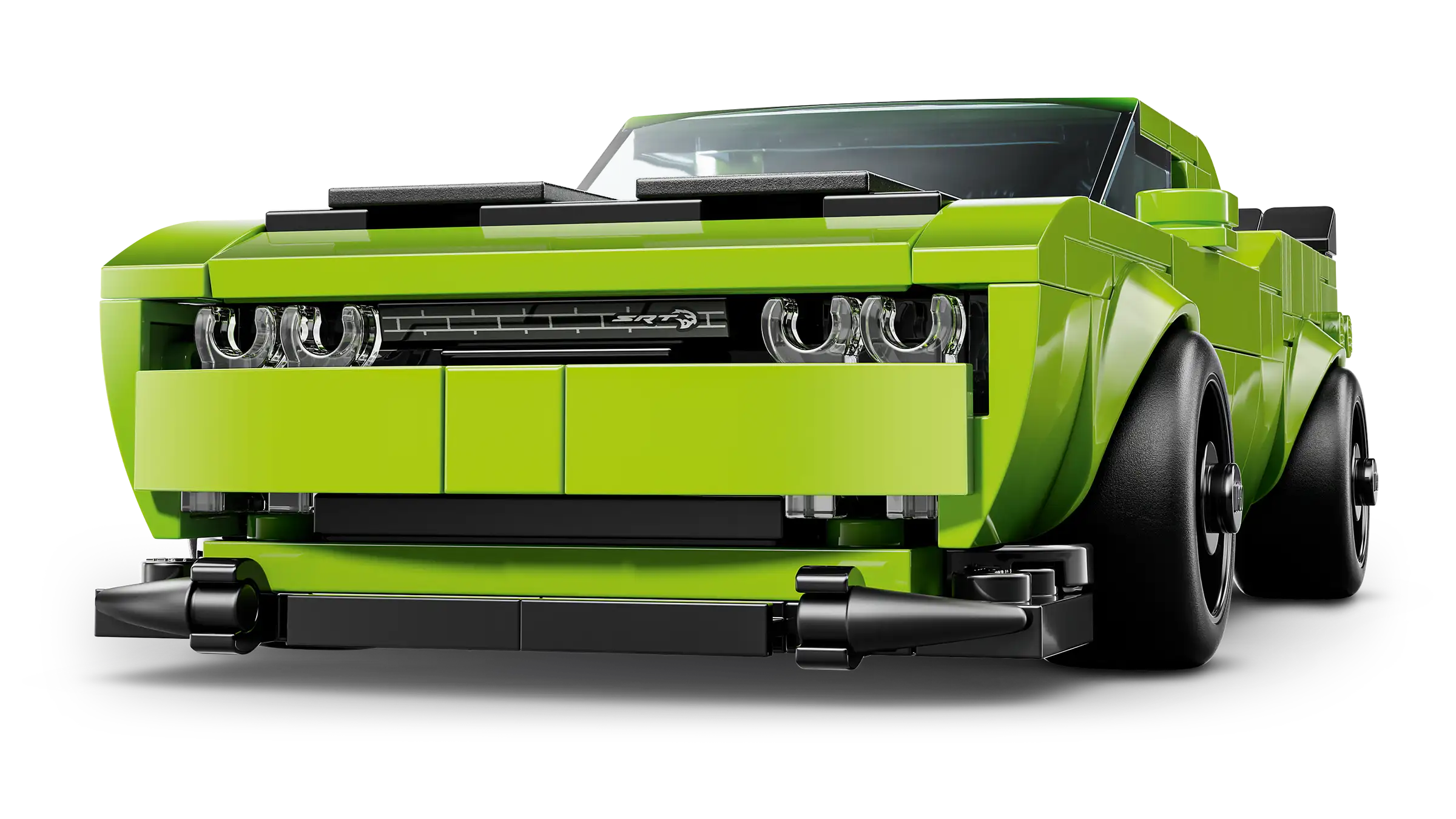 LEGO 77237 Dodge Challenger SRT Hellcat car model on a white background