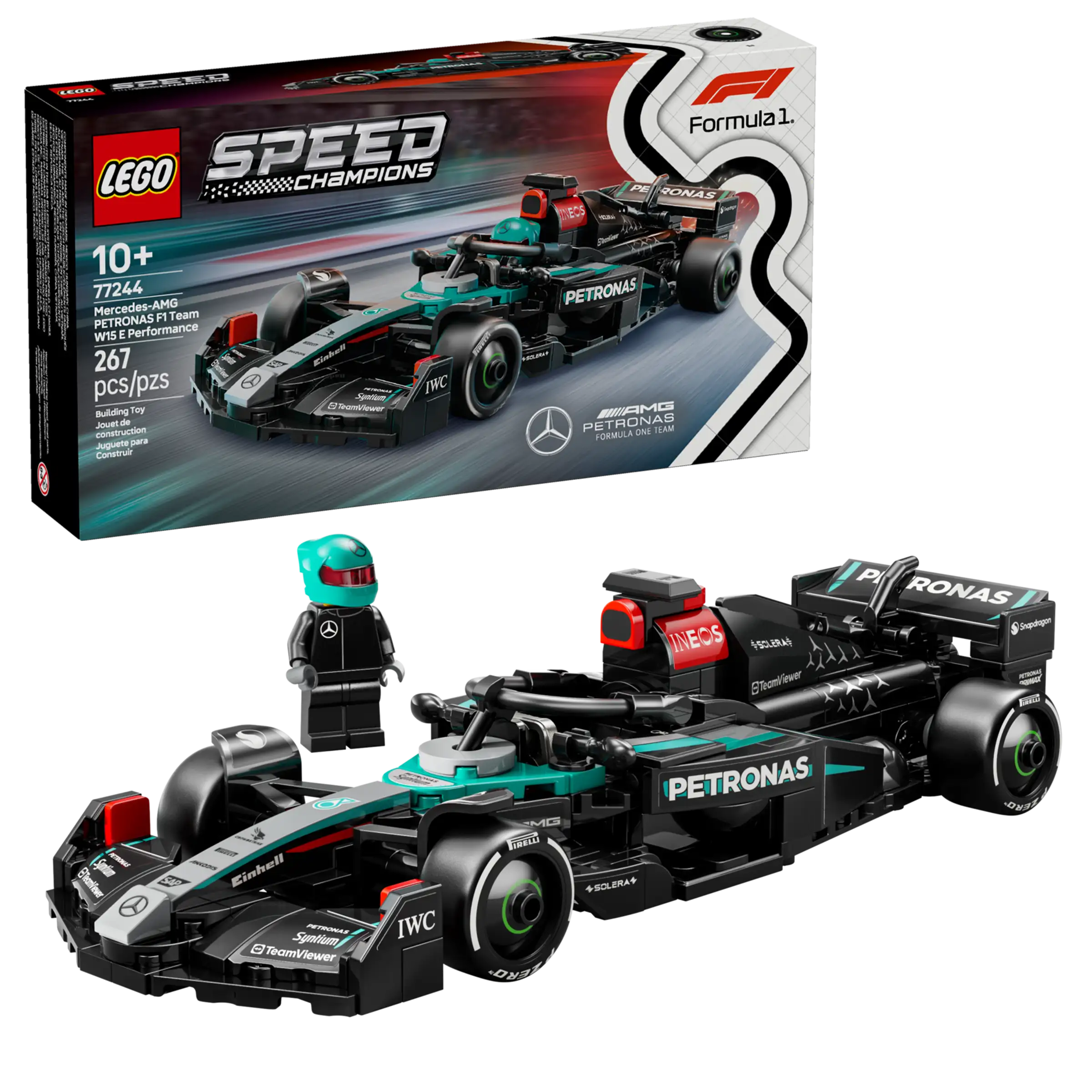 LEGO 77244 Mercedes-AMG PETRONAS F1 Team W15 E Performance