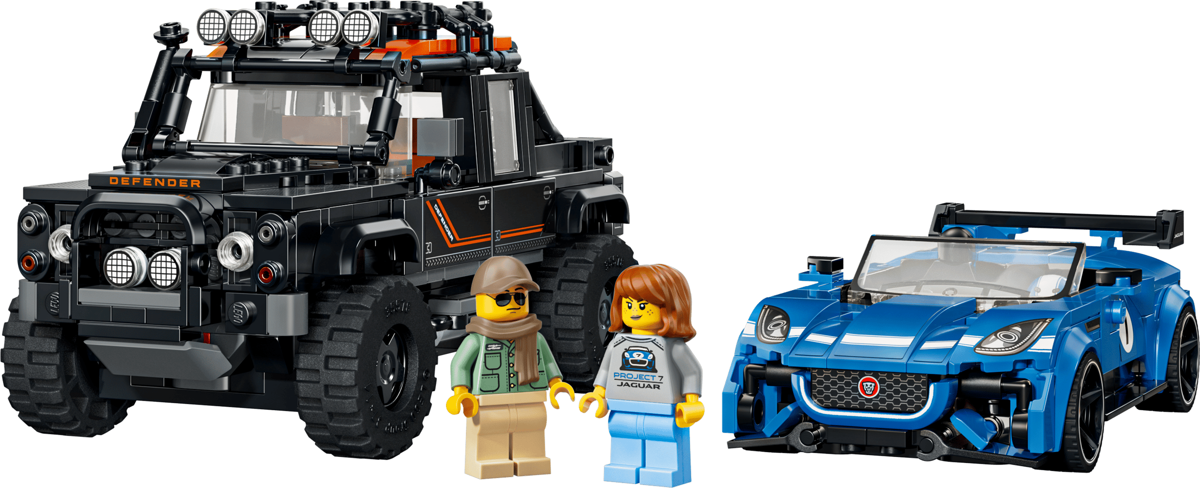 LEGO 77264 Jaguar Project 7 & Land Rover Defender