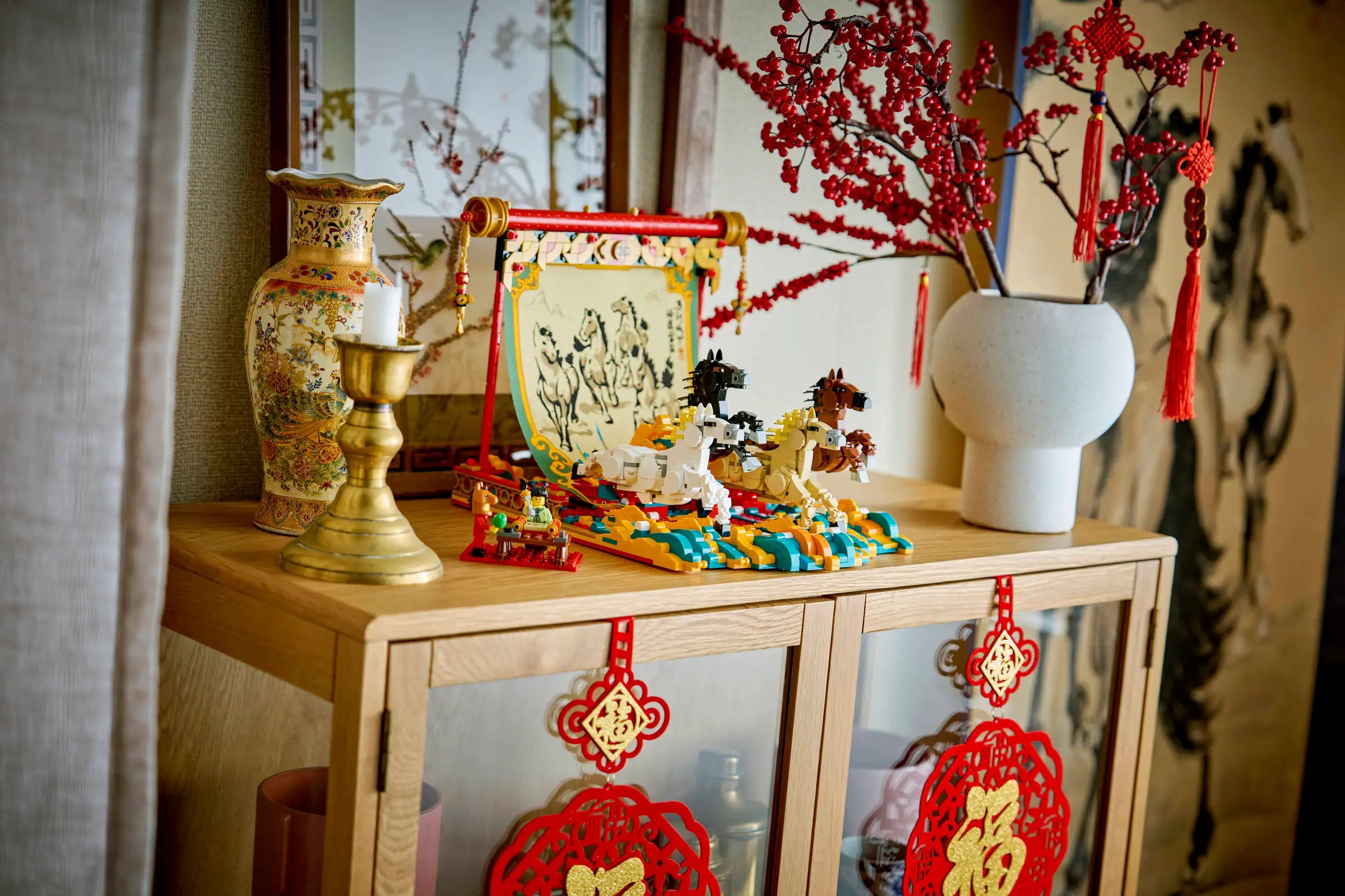 LEGO 80119 Galloping Horses Canvas