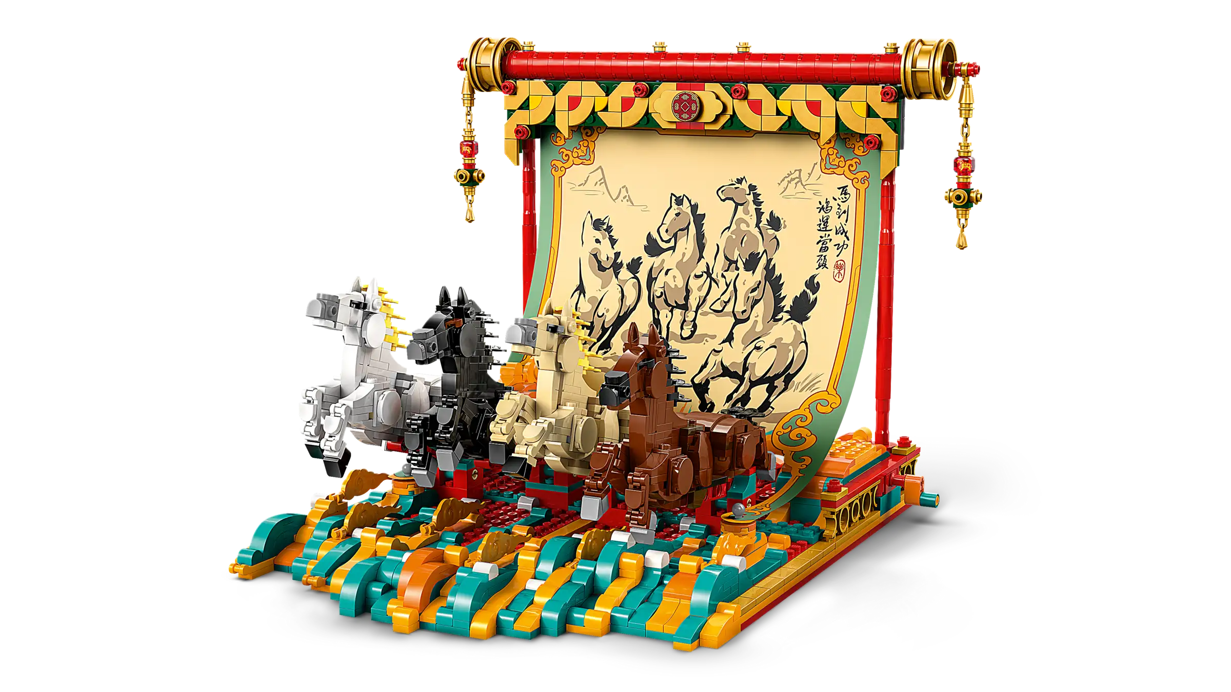 LEGO 80119 Galloping Horses Canvas