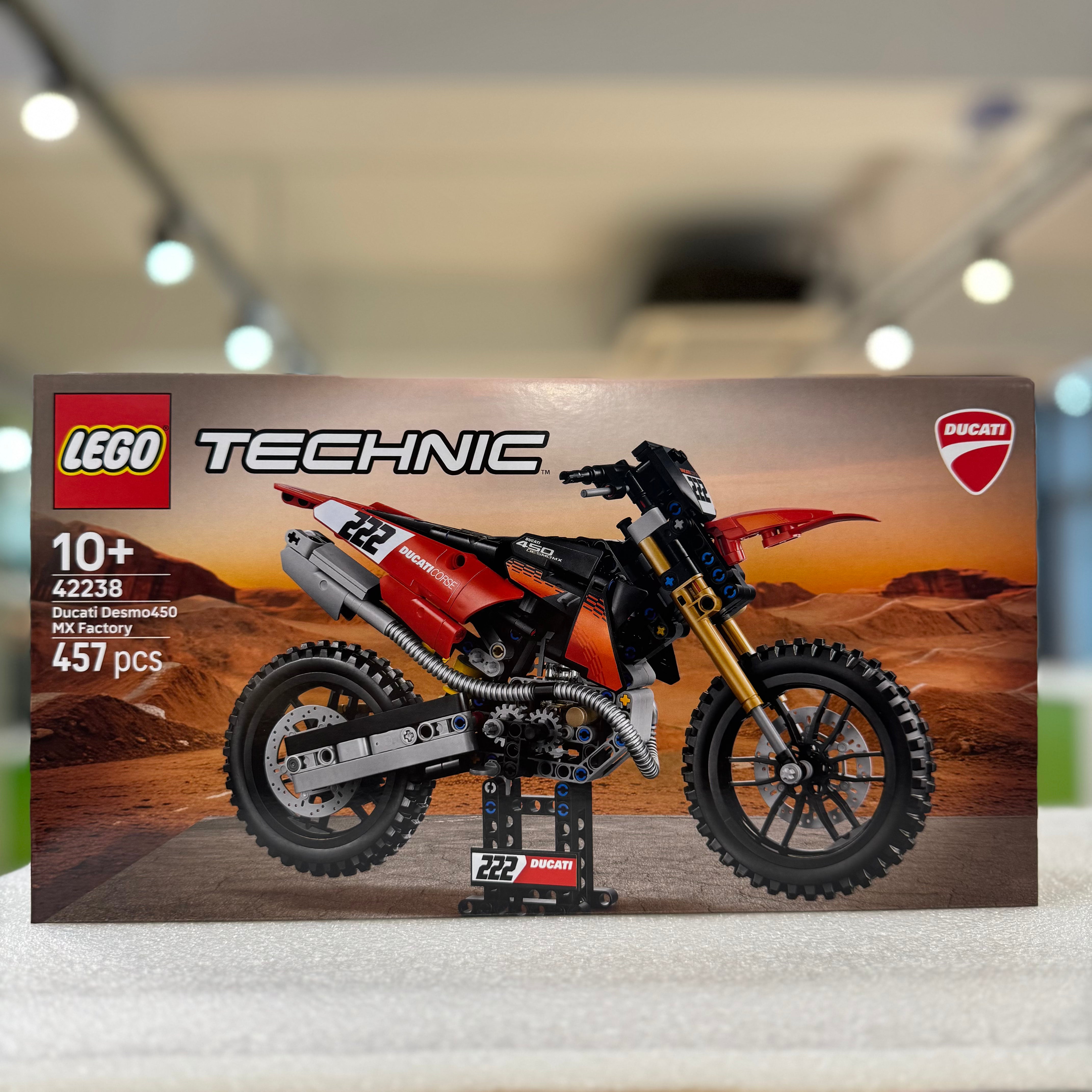 LEGO Technic 42238 Ducati Desmo450 MX Factory Motorcycle