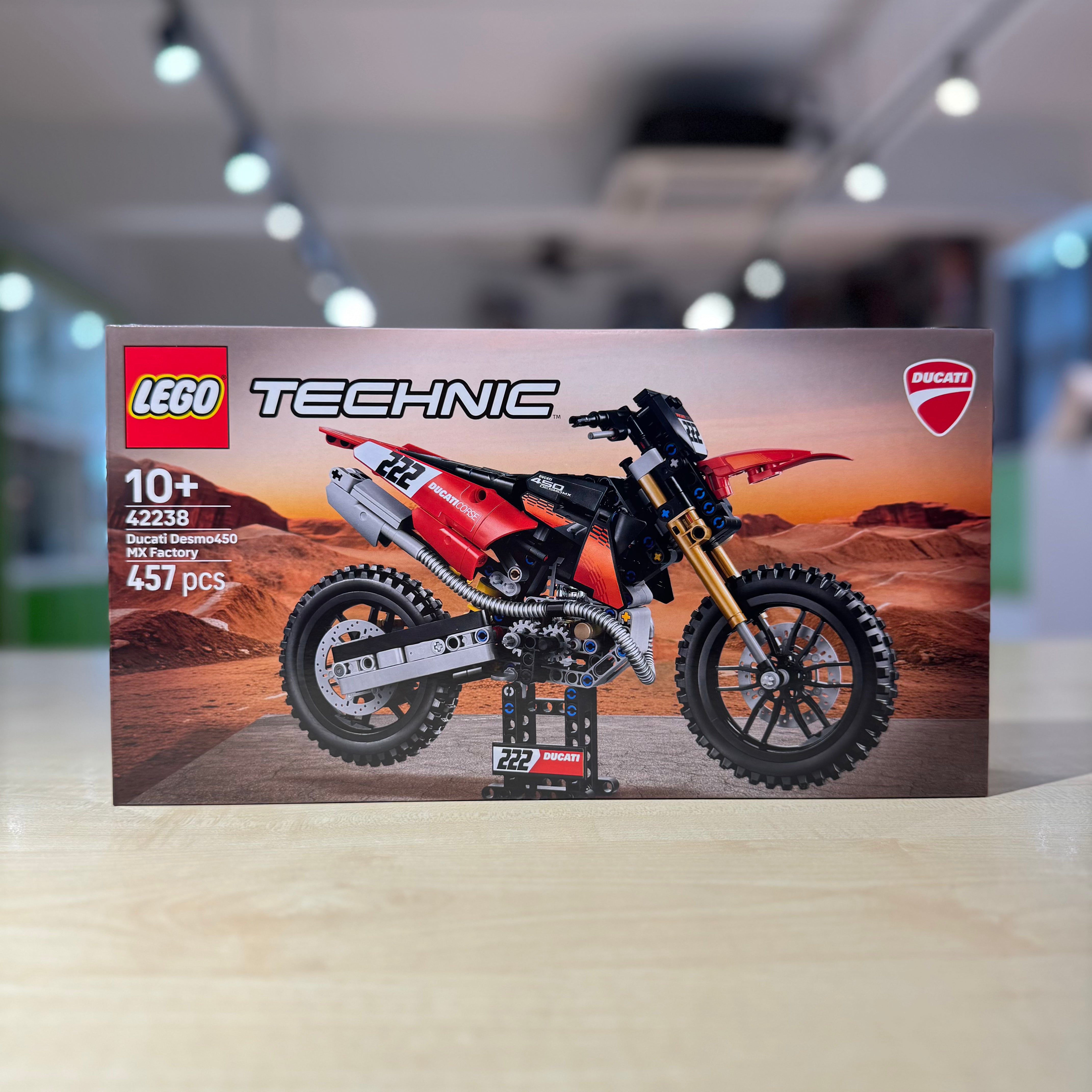 LEGO Technic 42238 Ducati Desmo450 MX Factory Motorcycle