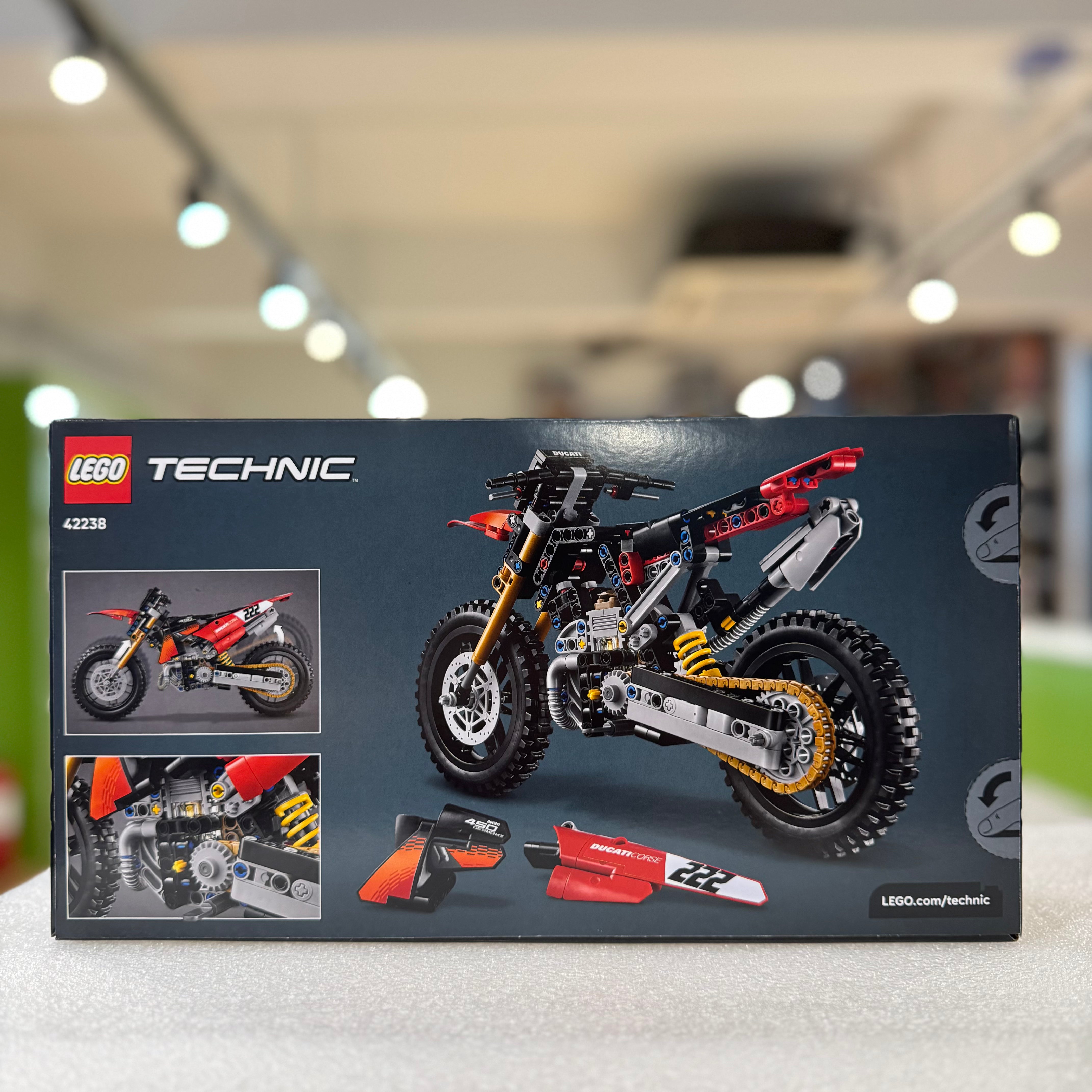 LEGO Technic 42238 Ducati Desmo450 MX Factory Motorcycle