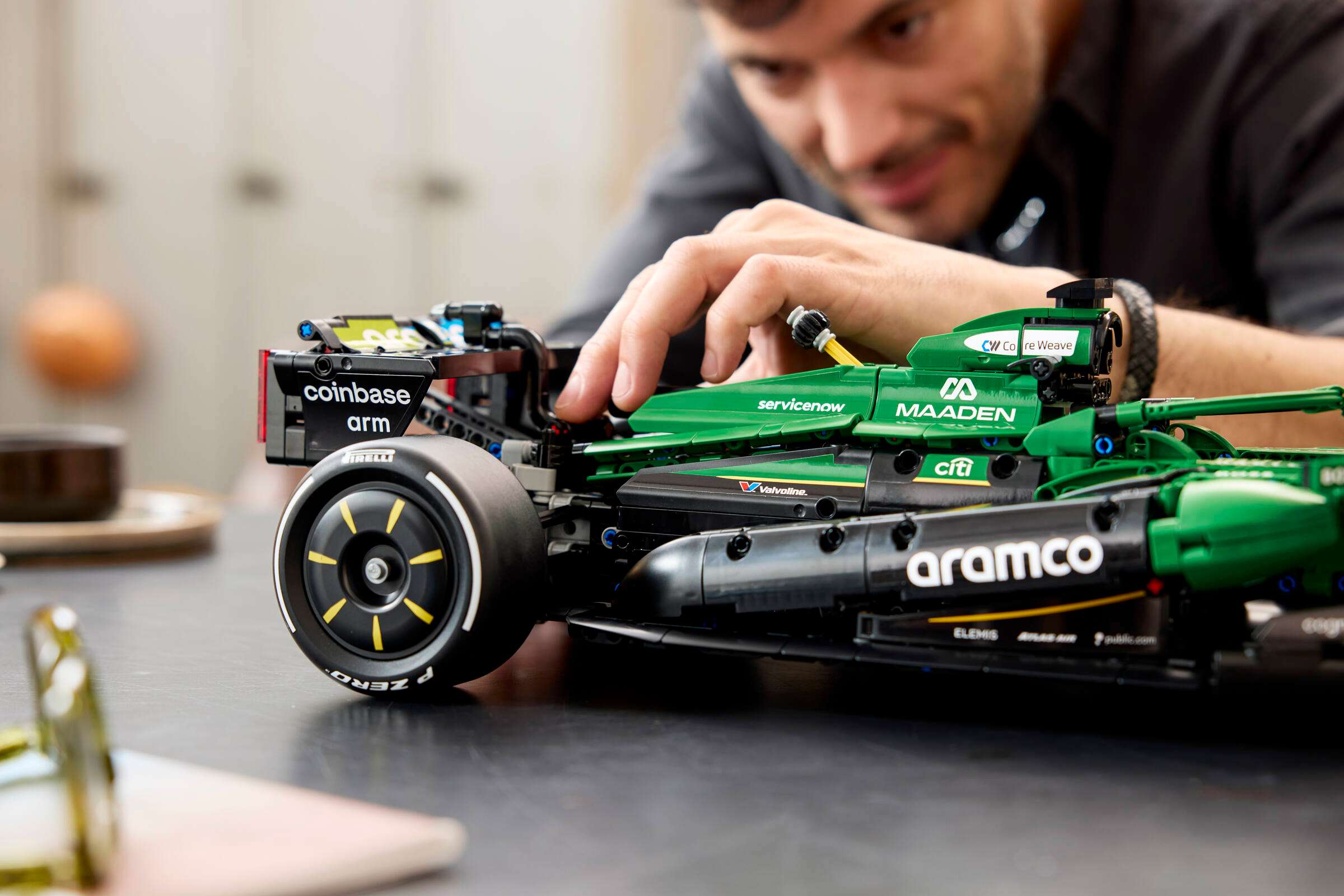 LEGO Technic 42240 Aston Martin Aramco AMR25 F1 Car