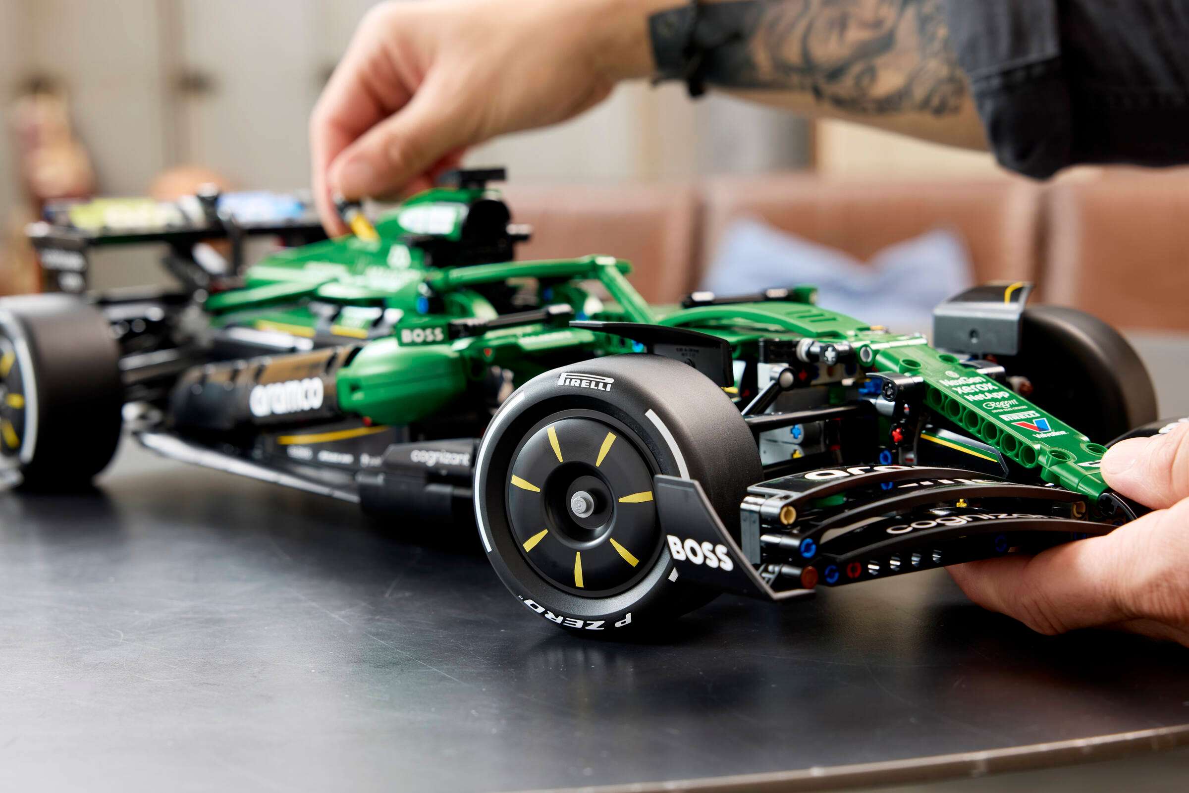 LEGO Technic 42240 Aston Martin Aramco AMR25 F1 Car
