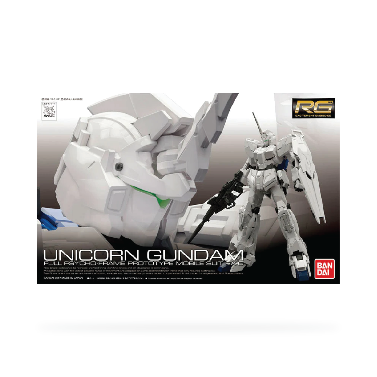 RG RX-0 Unicorn Gundam (*First Limited Package)