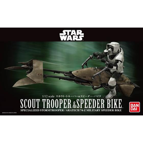 Bandai Star Wars Kit 1/12 Scout Trooper & Speeder Bike